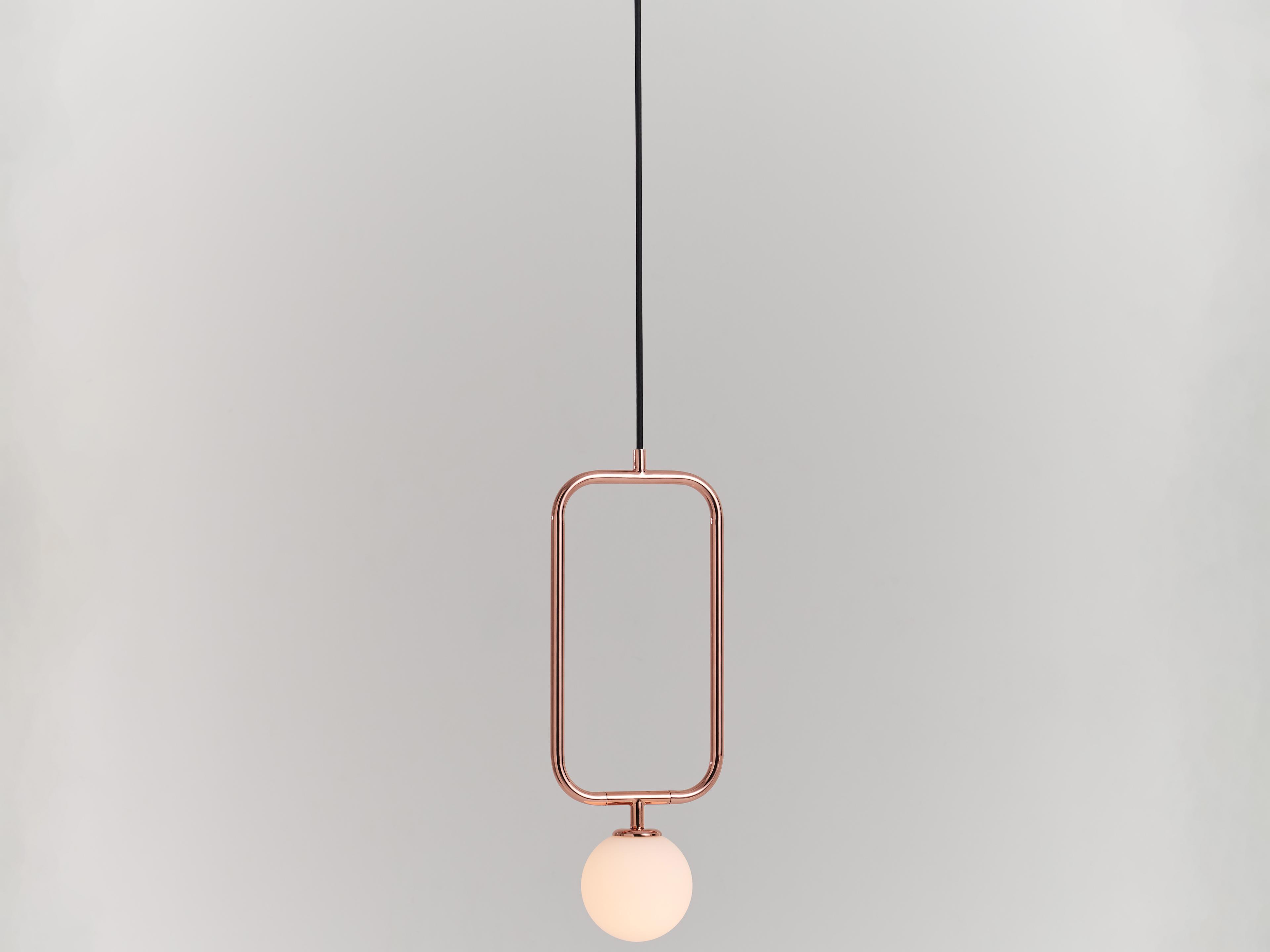 Seed Design Sircle Copper LED Geometric Mini Pendant