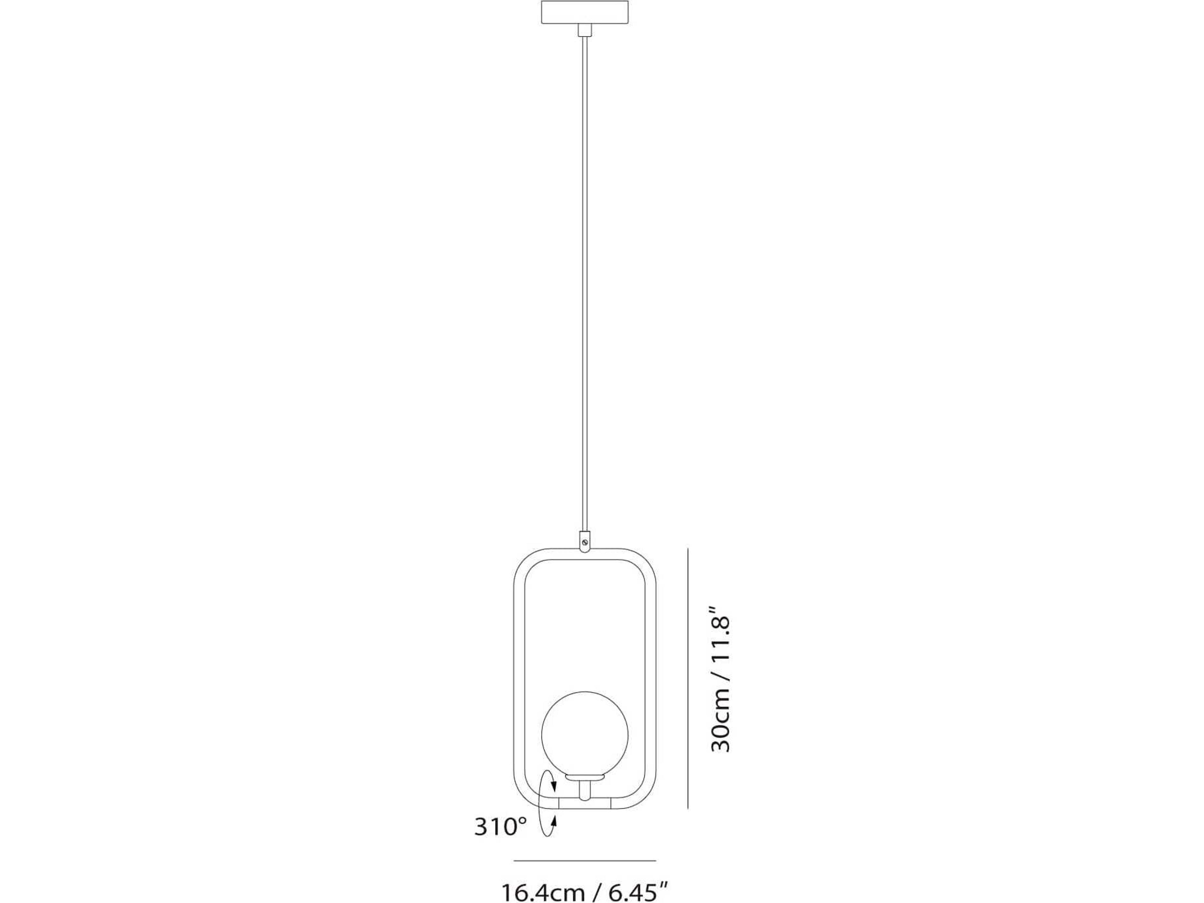 Seed Design Sircle Copper LED Geometric Mini Pendant