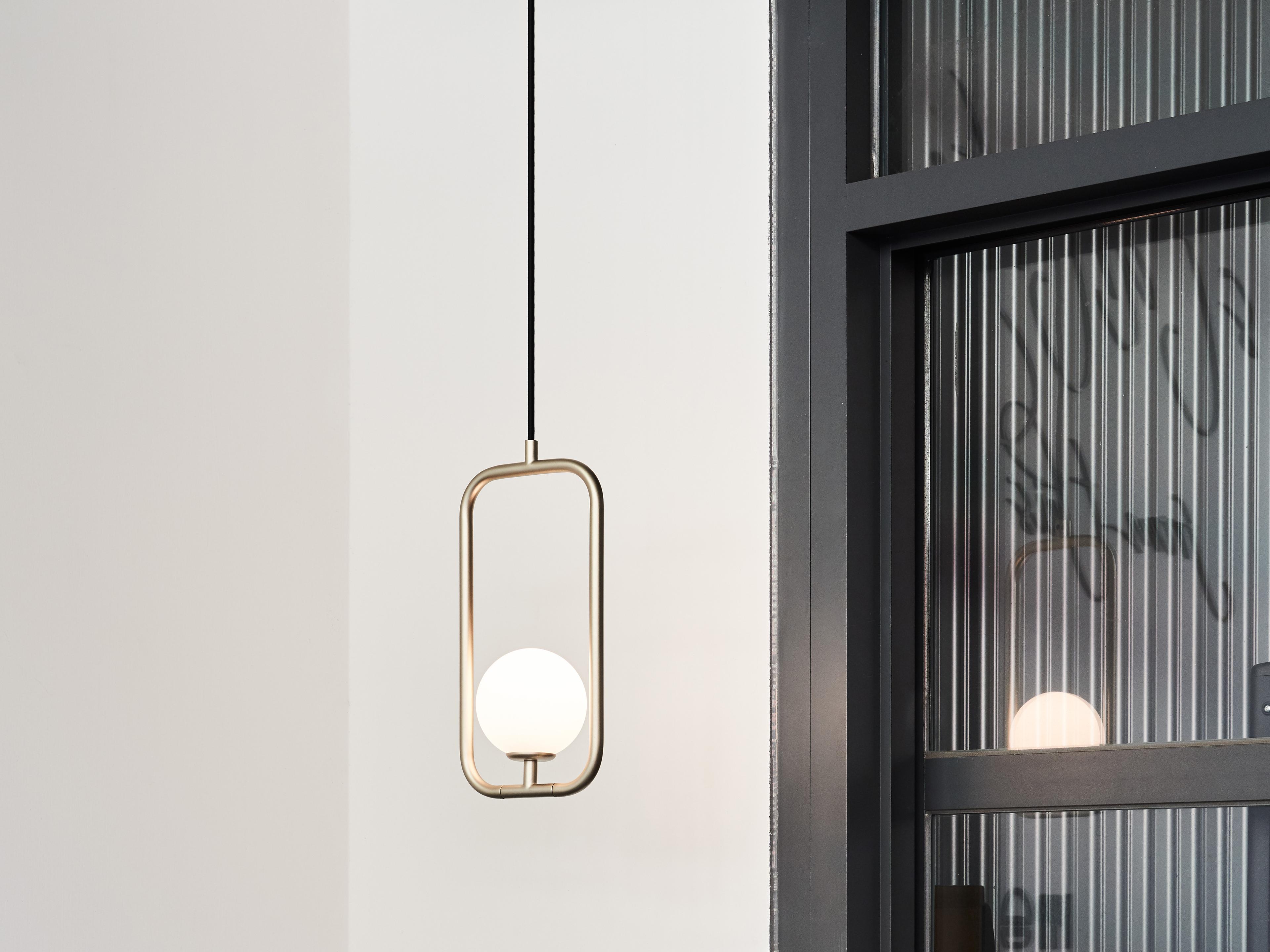 Seed Design Sircle Champagne Gold Geometric Mini Pendant