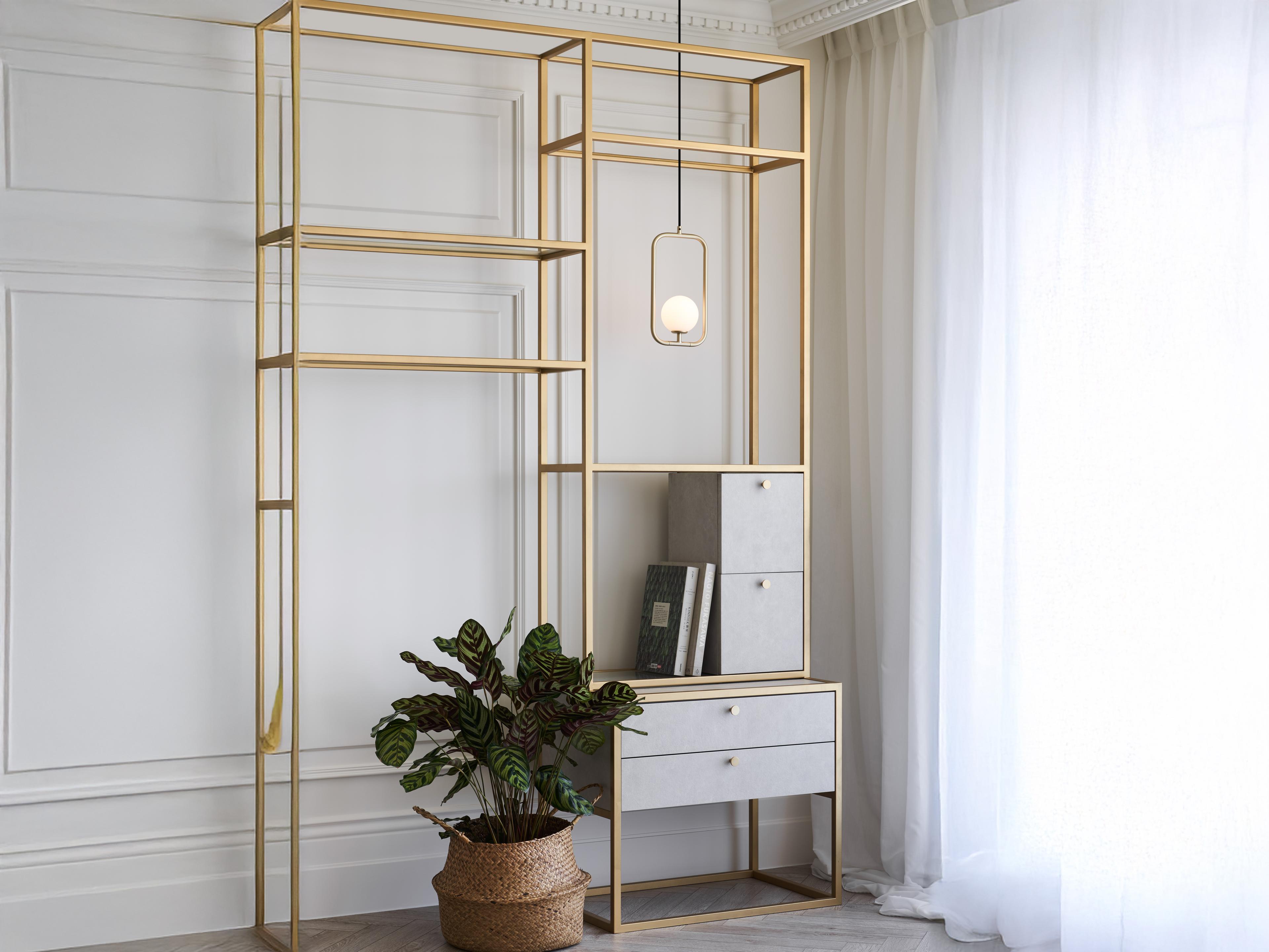 Seed Design Sircle Champagne Gold Geometric Mini Pendant