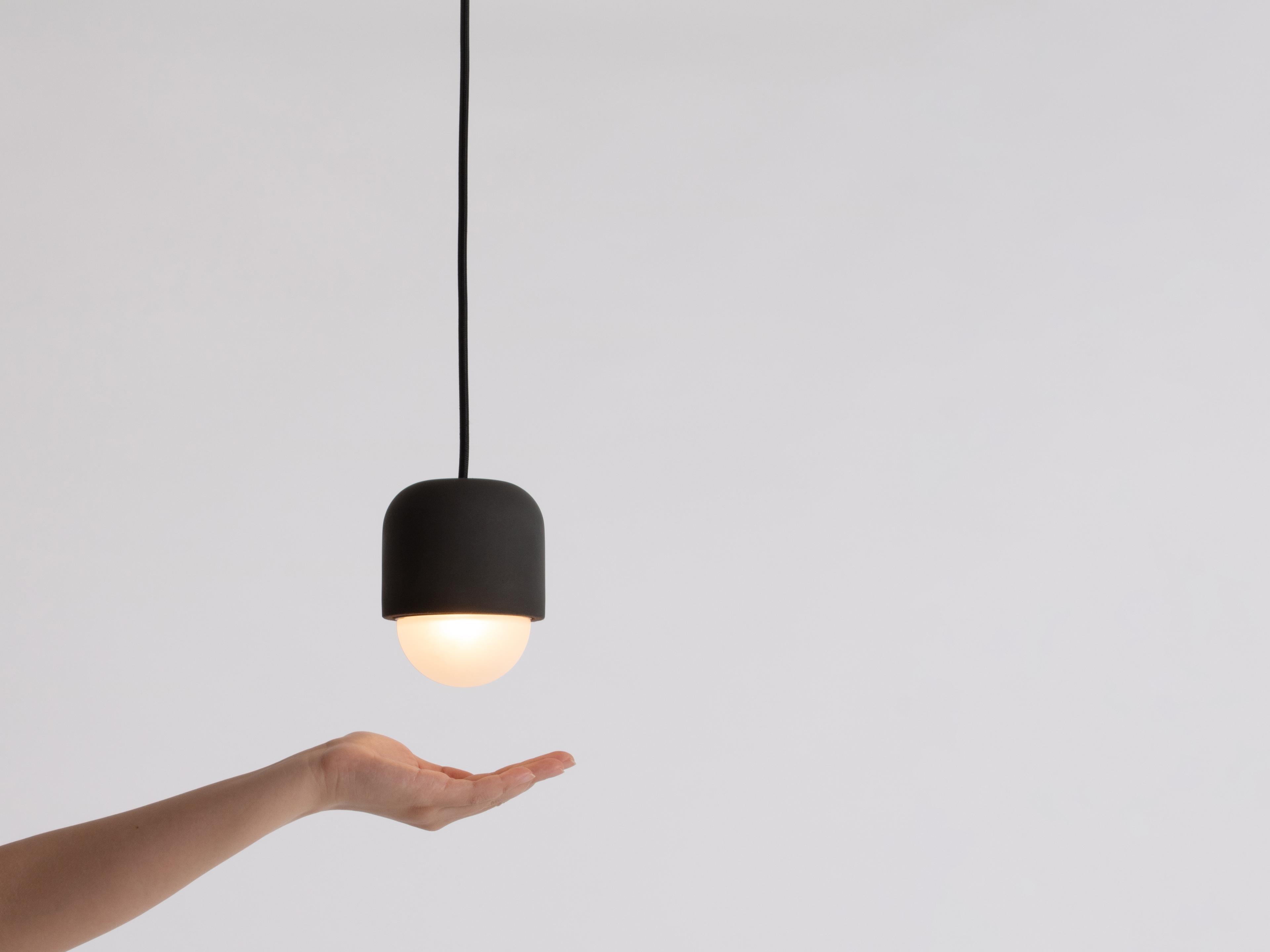 Seed Design Castle Muse Noir Concrete Pendant