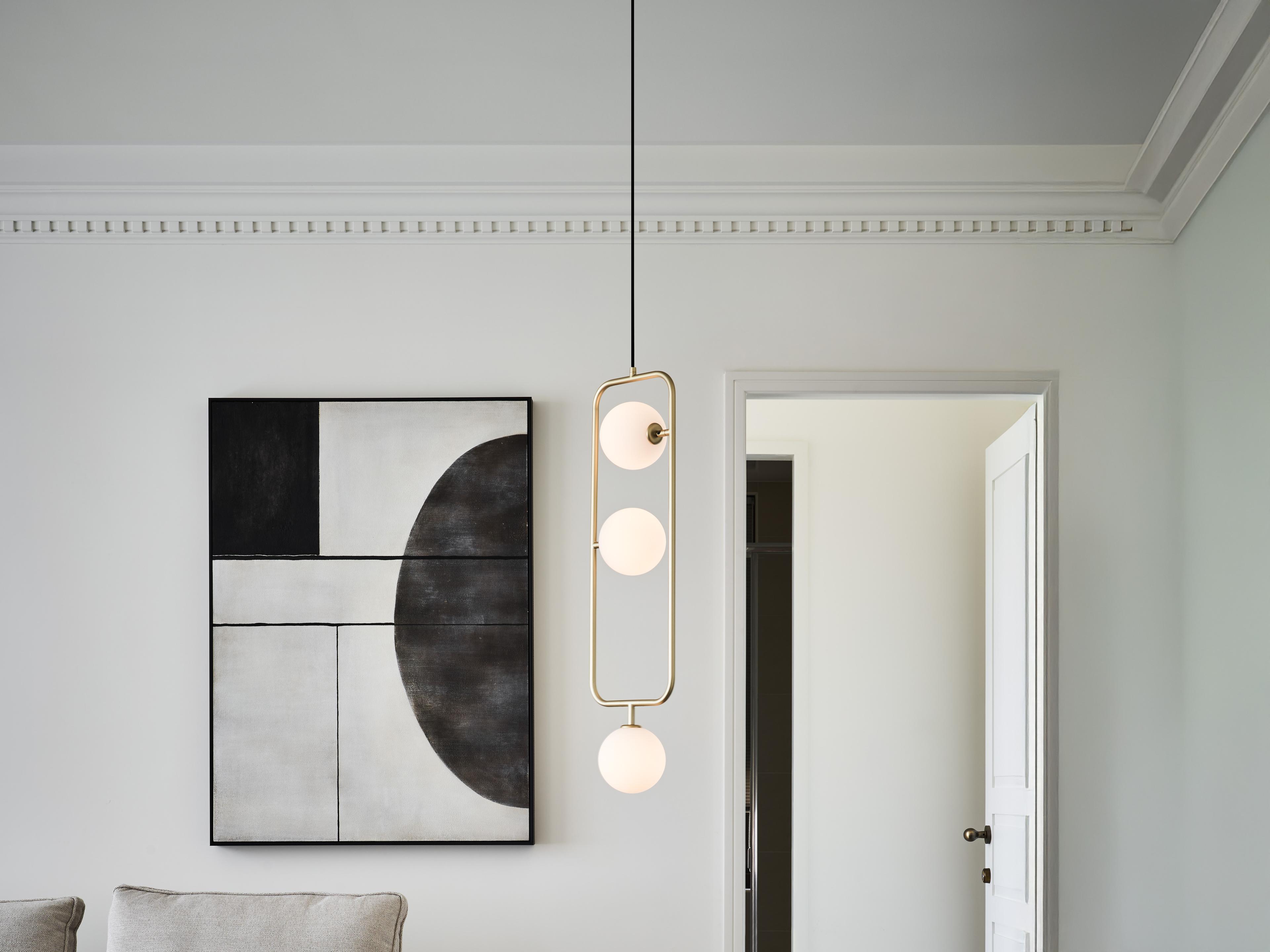 Seed Design Sircle Champagne Gold LED Geometric Mini Pendant