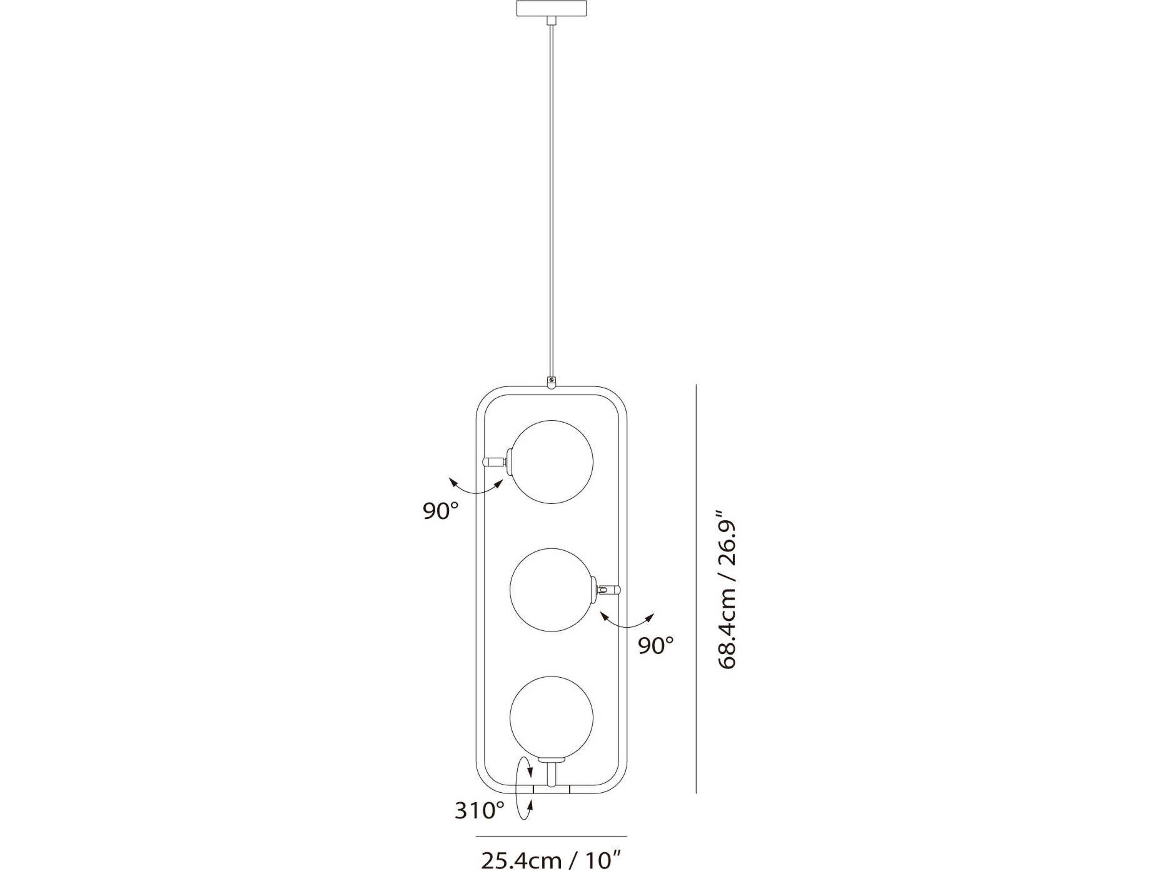 Seed Design Sircle Champagne Gold LED Geometric Mini Pendant
