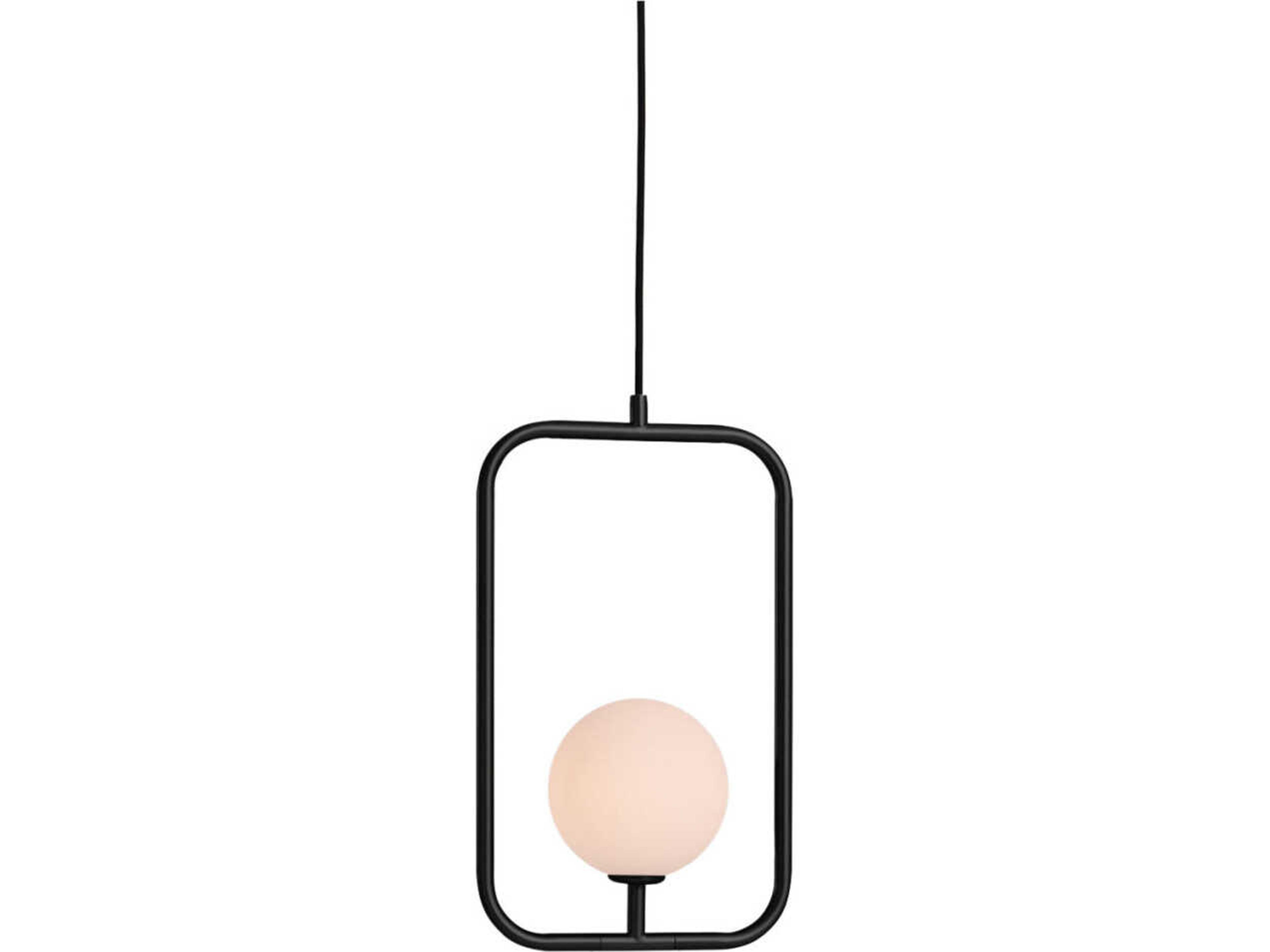 Sircle Black LED Geometric Mini Pendant