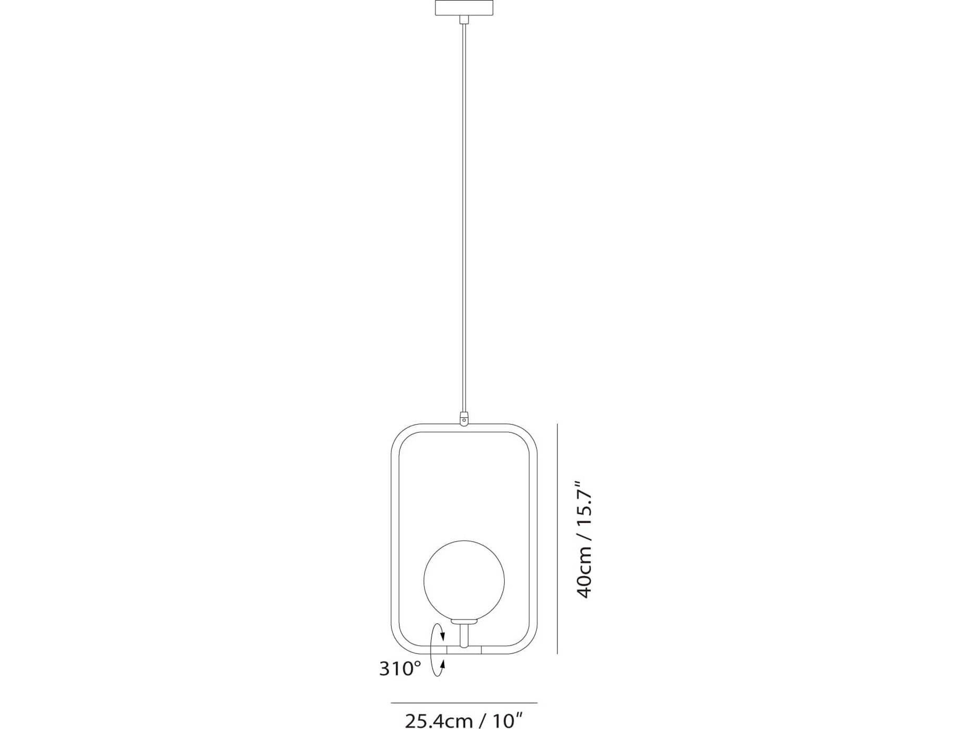 Seed Design Sircle Black LED Geometric Mini Pendant