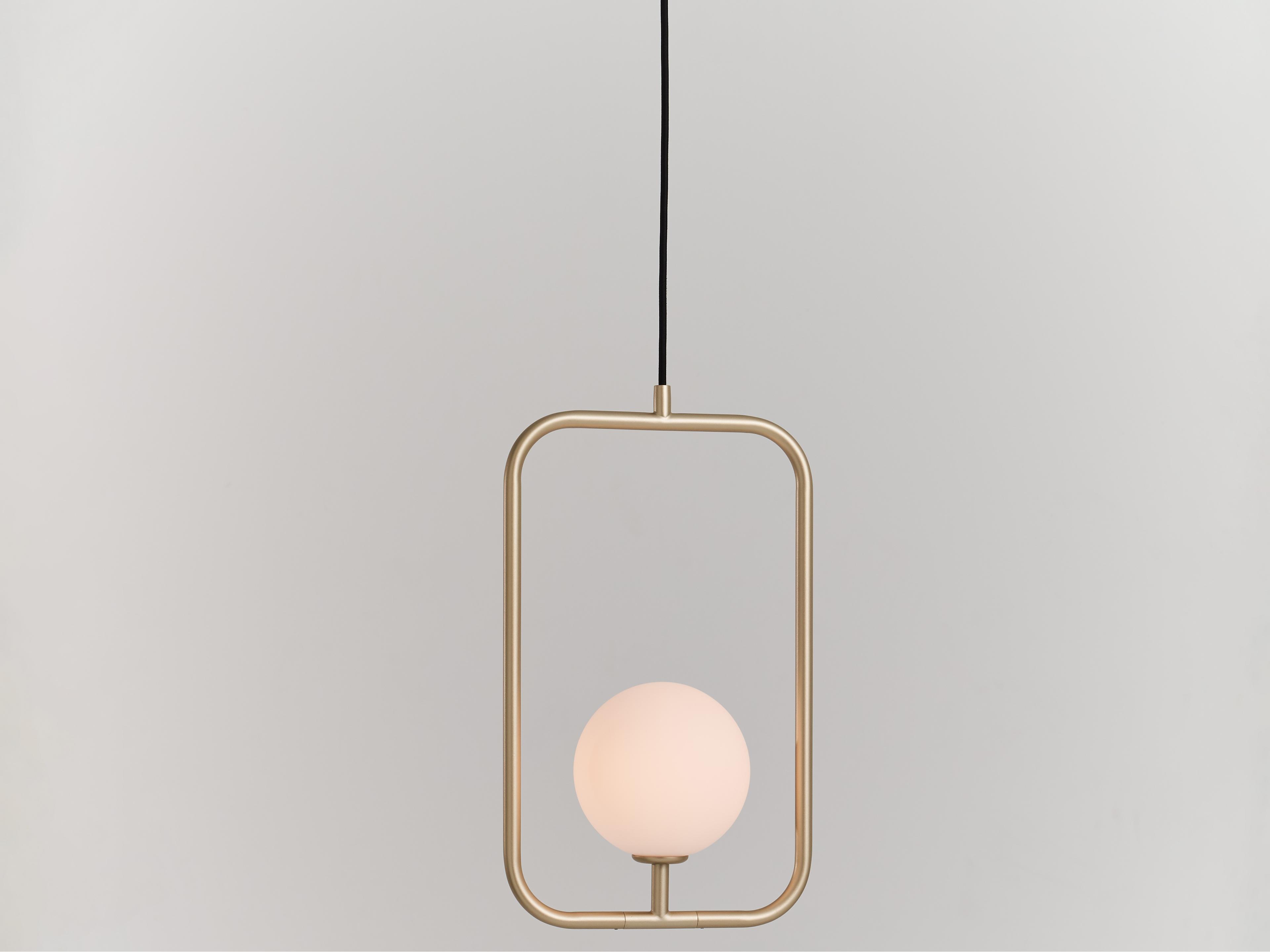 Seed Design Sircle Champagne Gold LED Geometric Mini Pendant