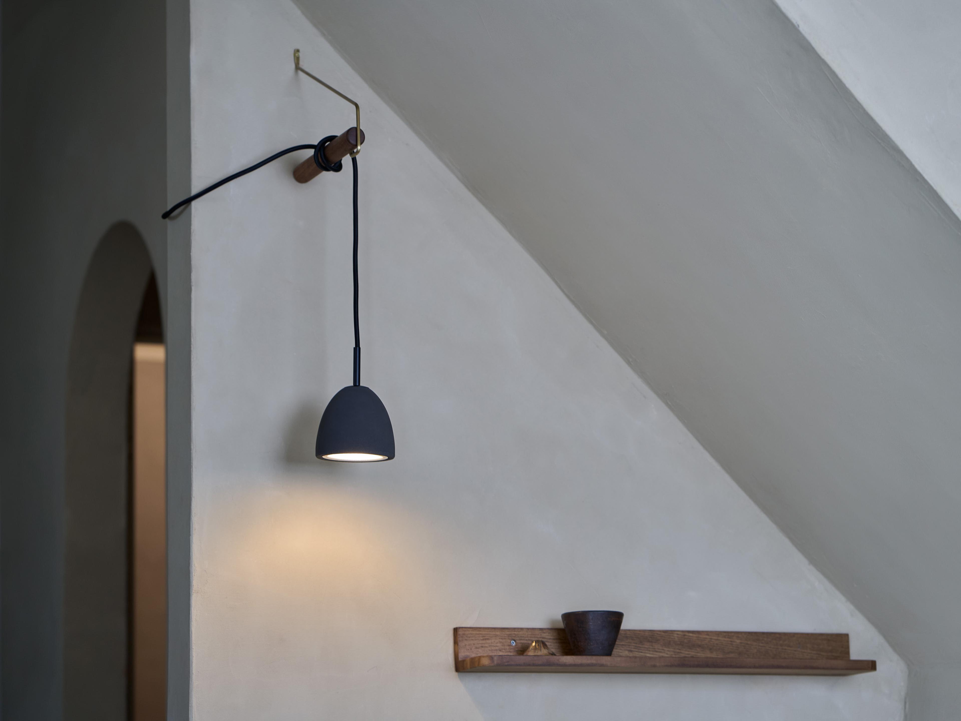 Seed Design Castle Concrete Gray Bell Mini Pendant