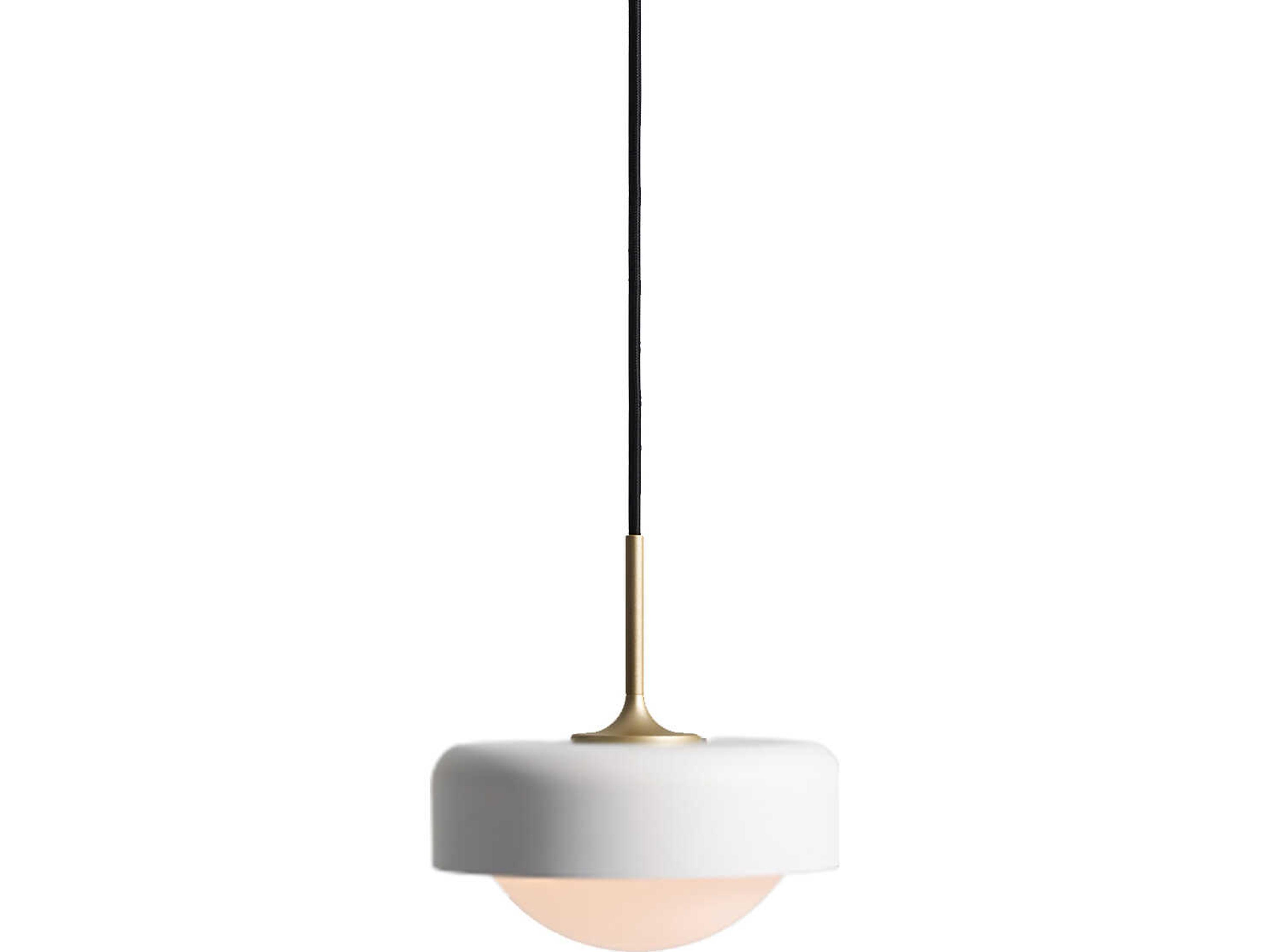 Pensee White Gold LED Dome Mini Pendant