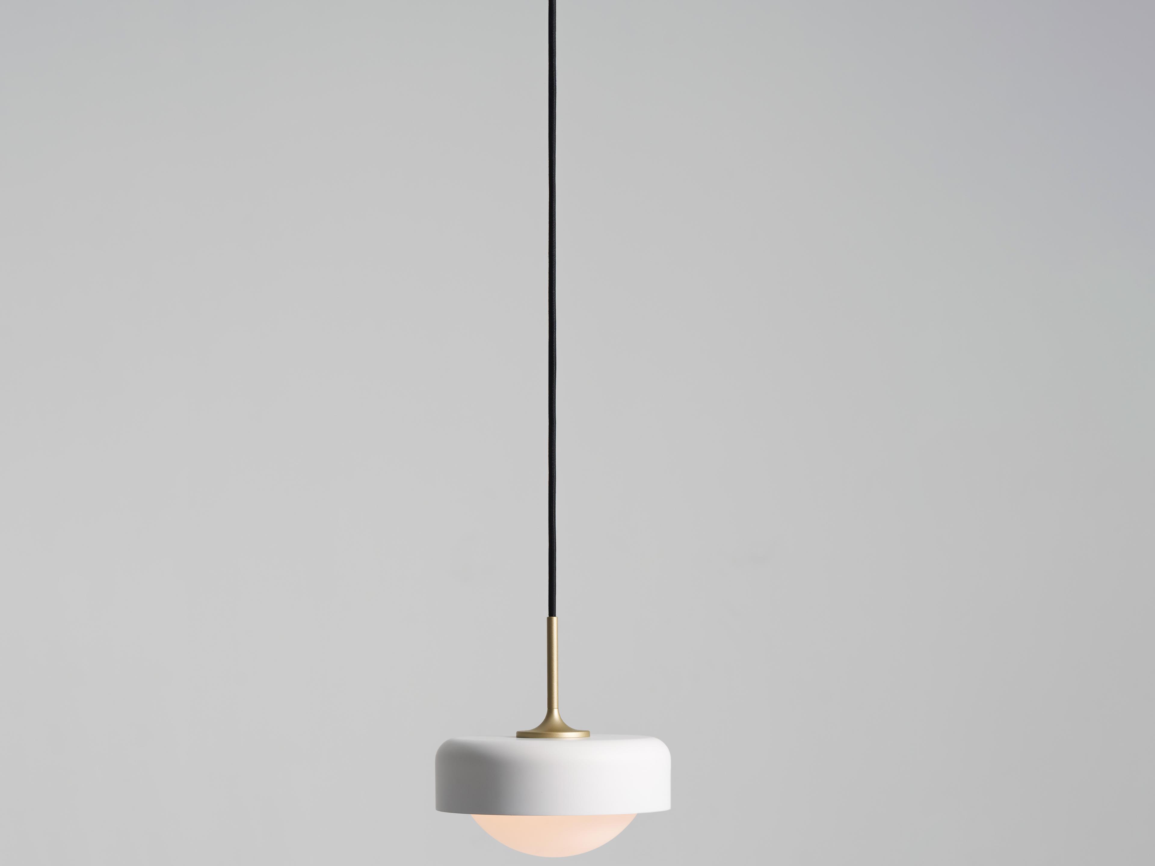 Seed Design Pensee White Gold LED Dome Mini Pendant