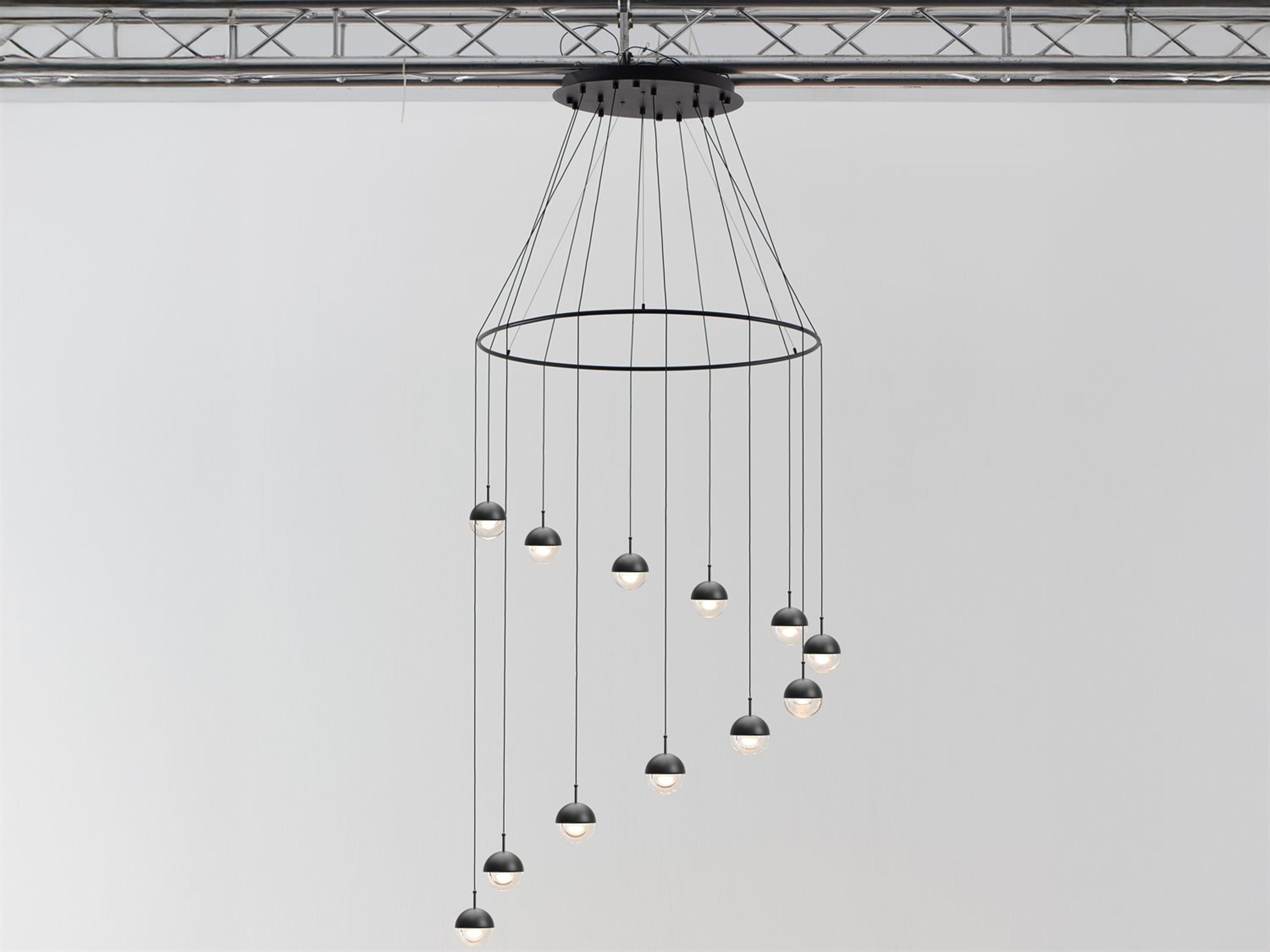 Dora Black LED Pendant