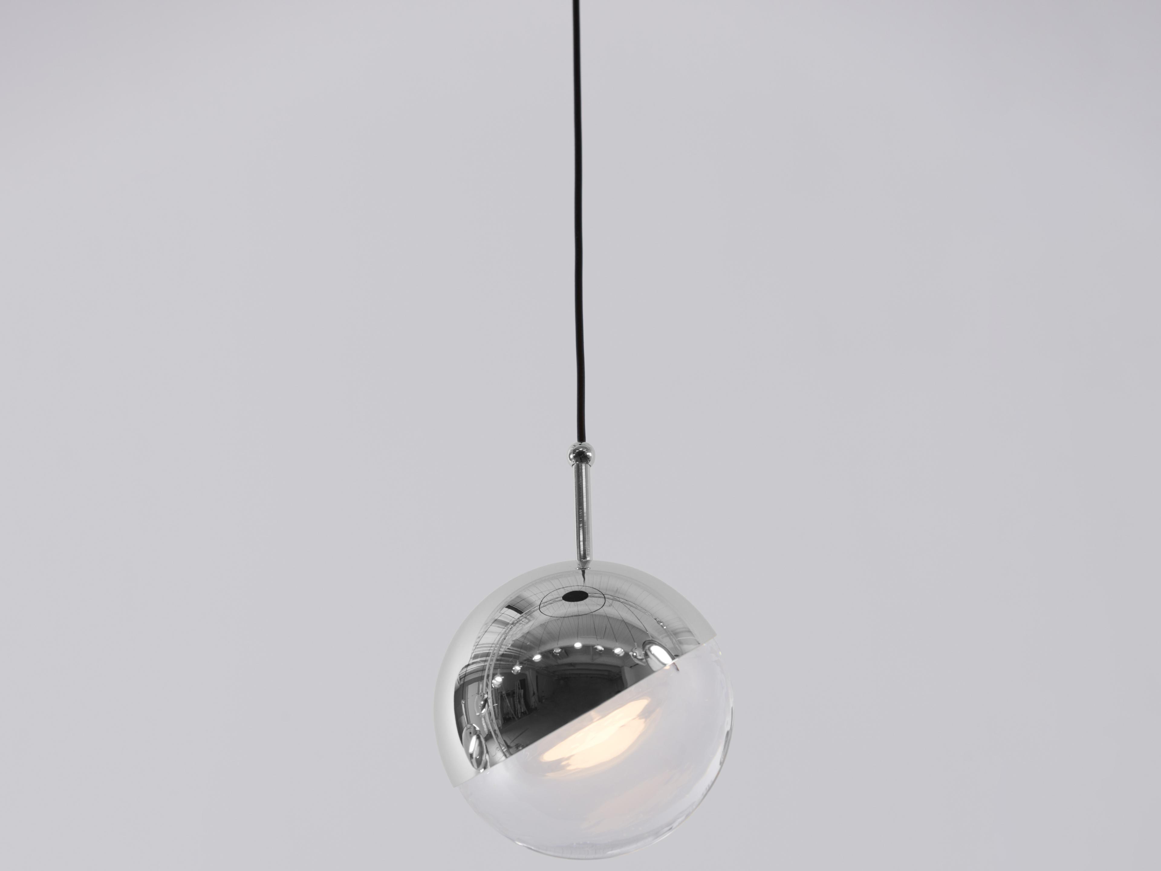Seed Design Dora Chrome LED Globe Mini Pendant