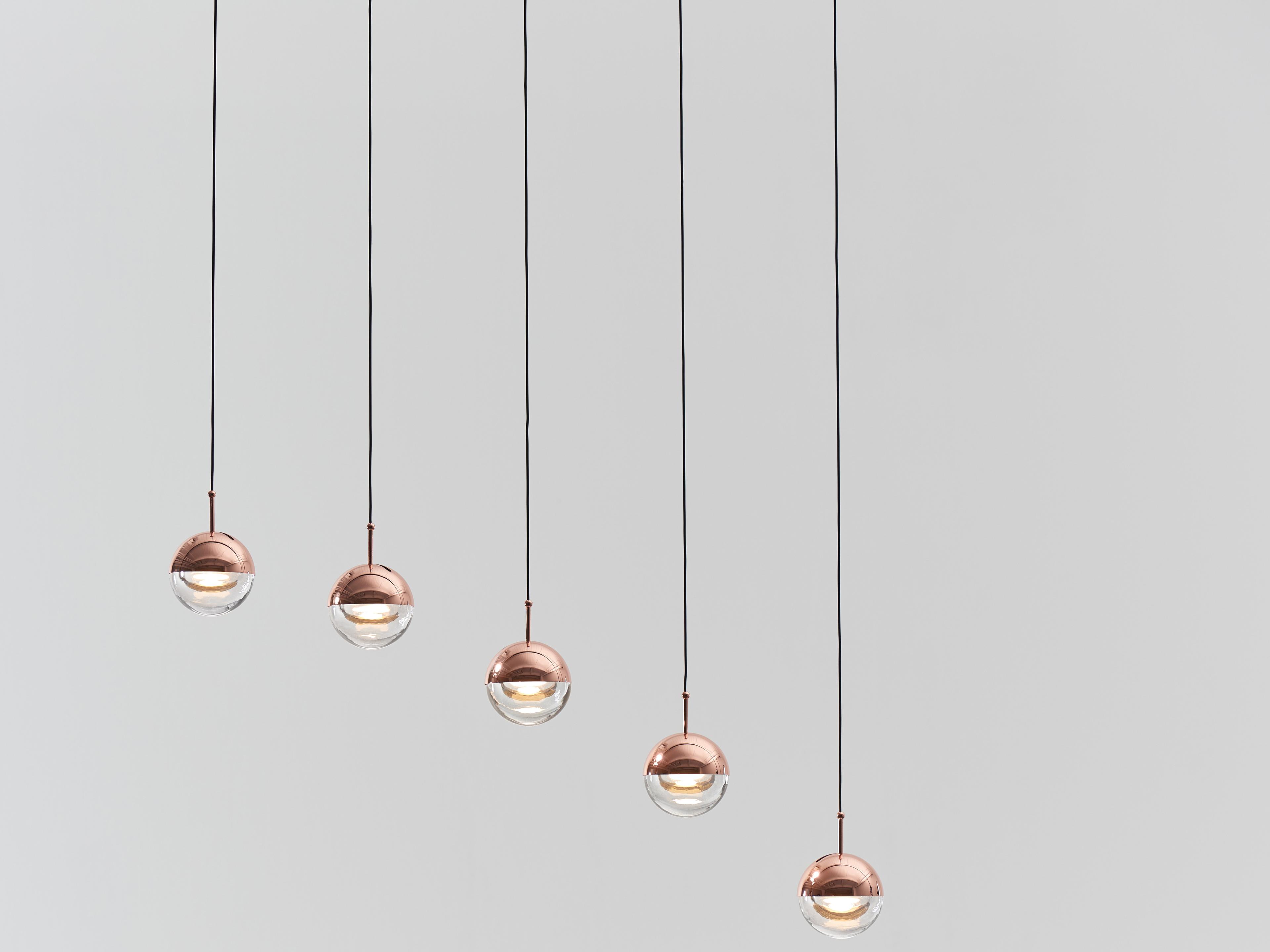 Seed Design Dora Copper LED Globe Island Pendant