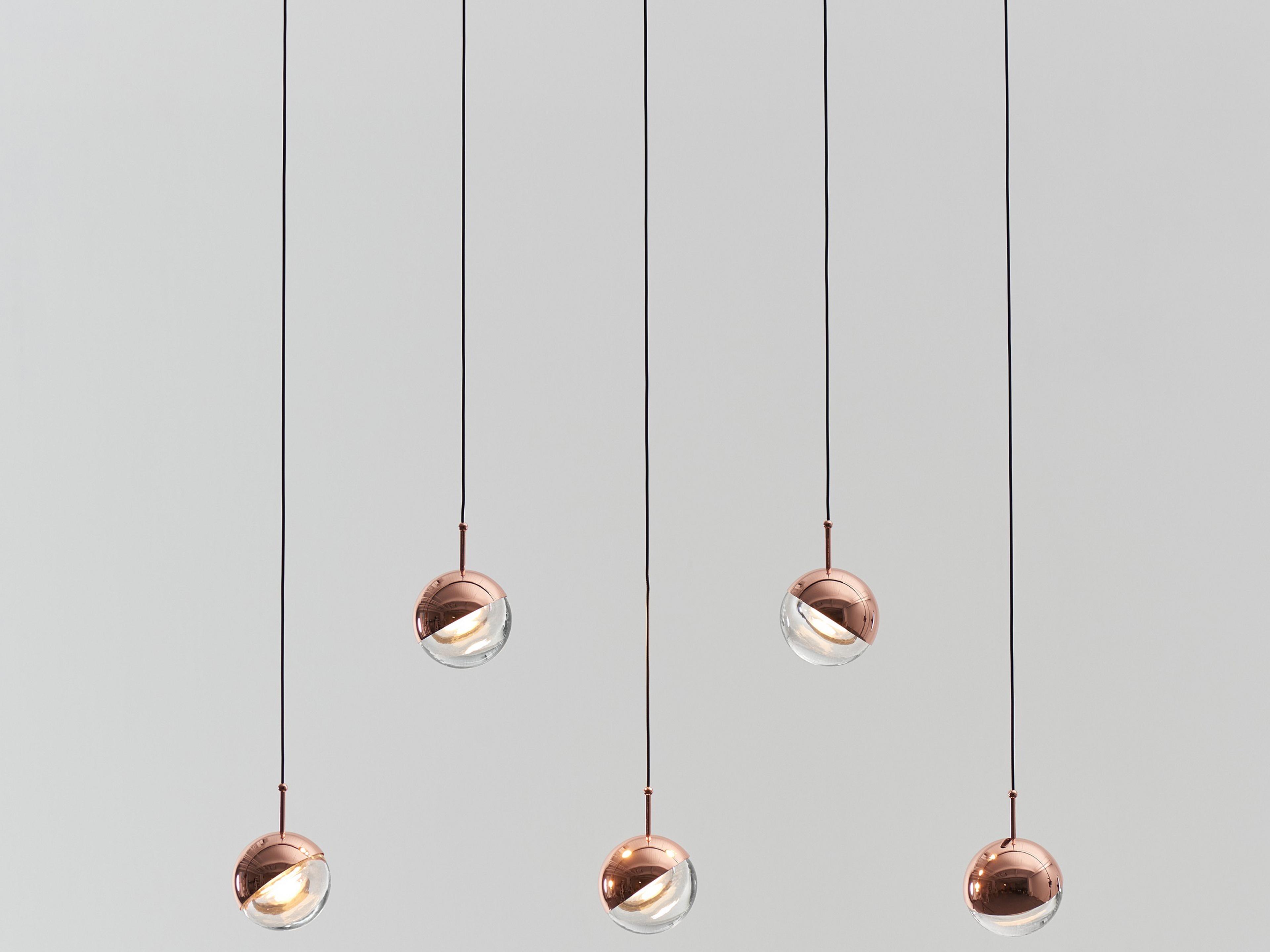 Seed Design Dora Copper LED Globe Island Pendant