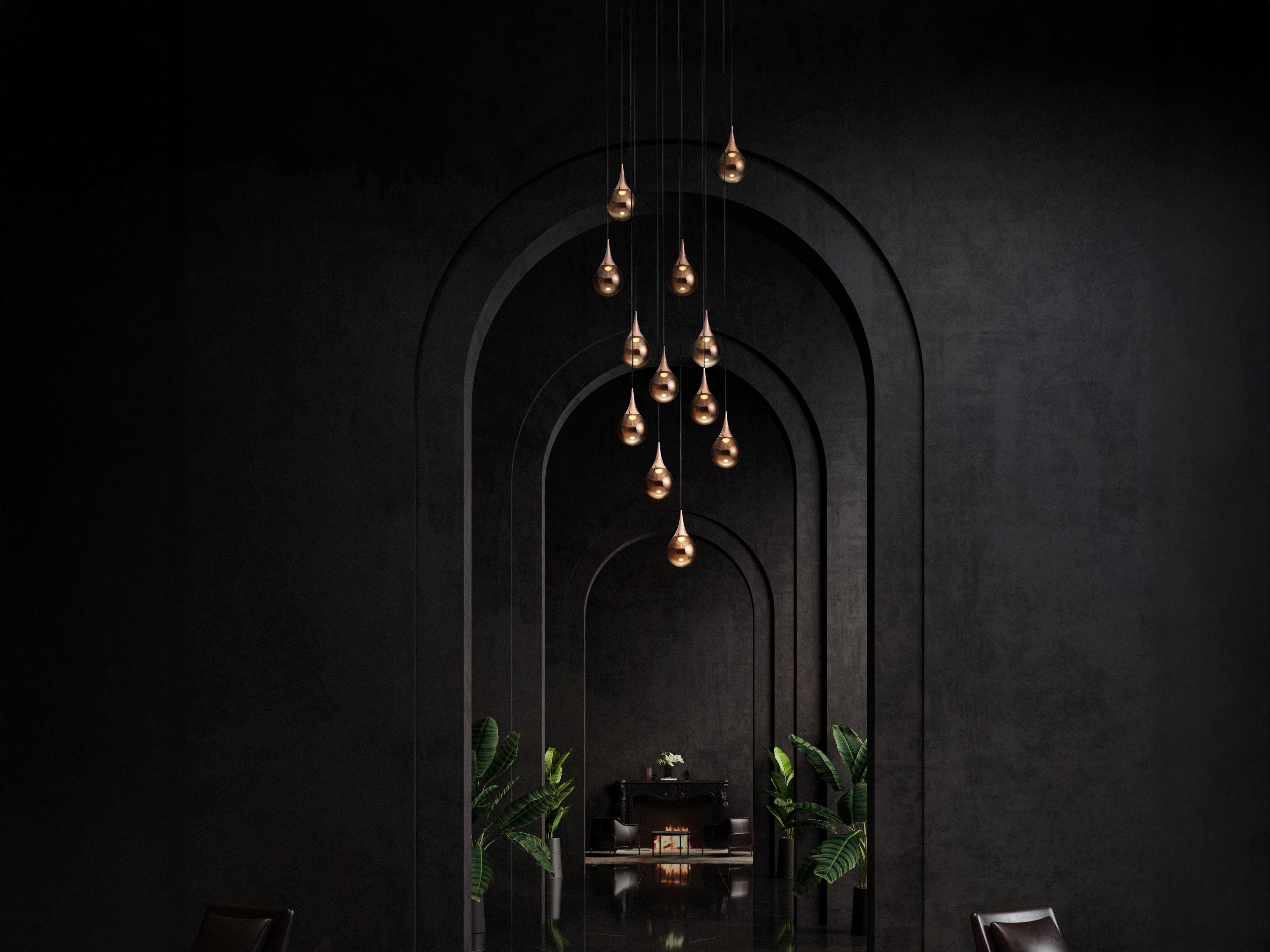 Seed Design Paopao Copper LED Pendant