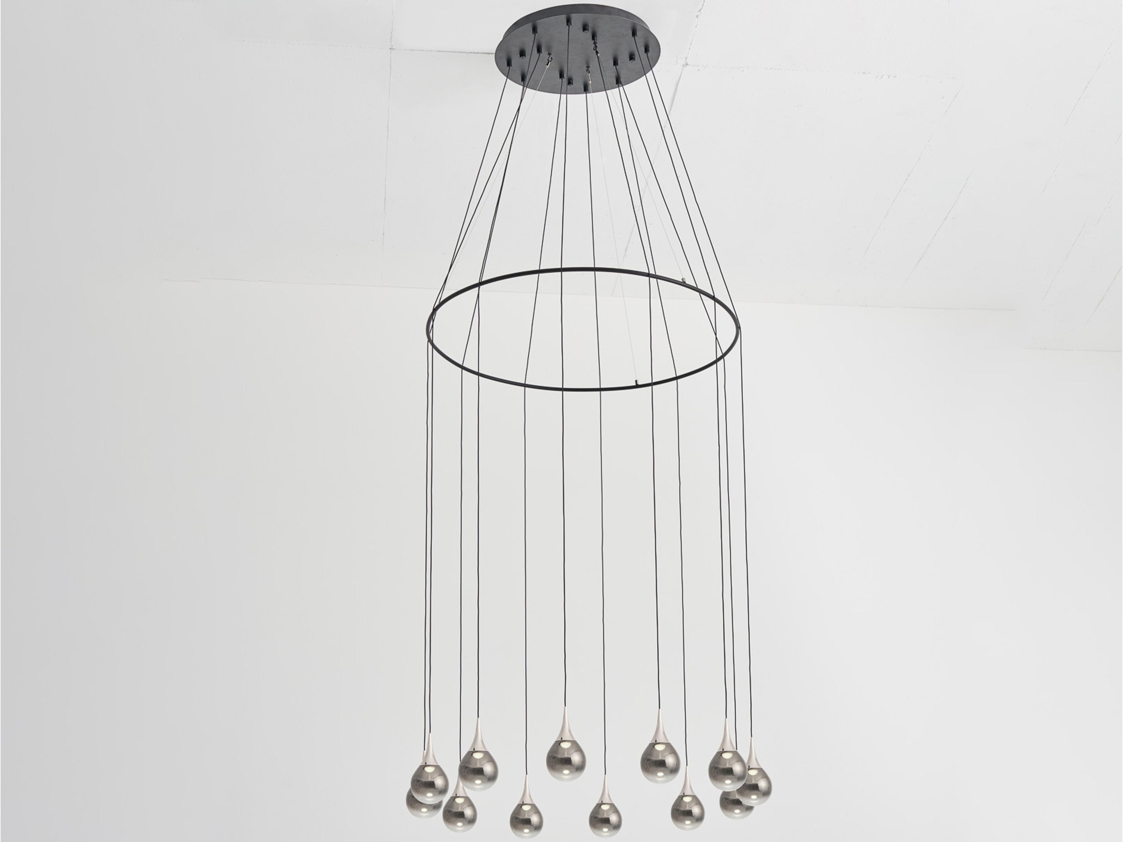 Seed Design Paopao Chrome LED Pendant