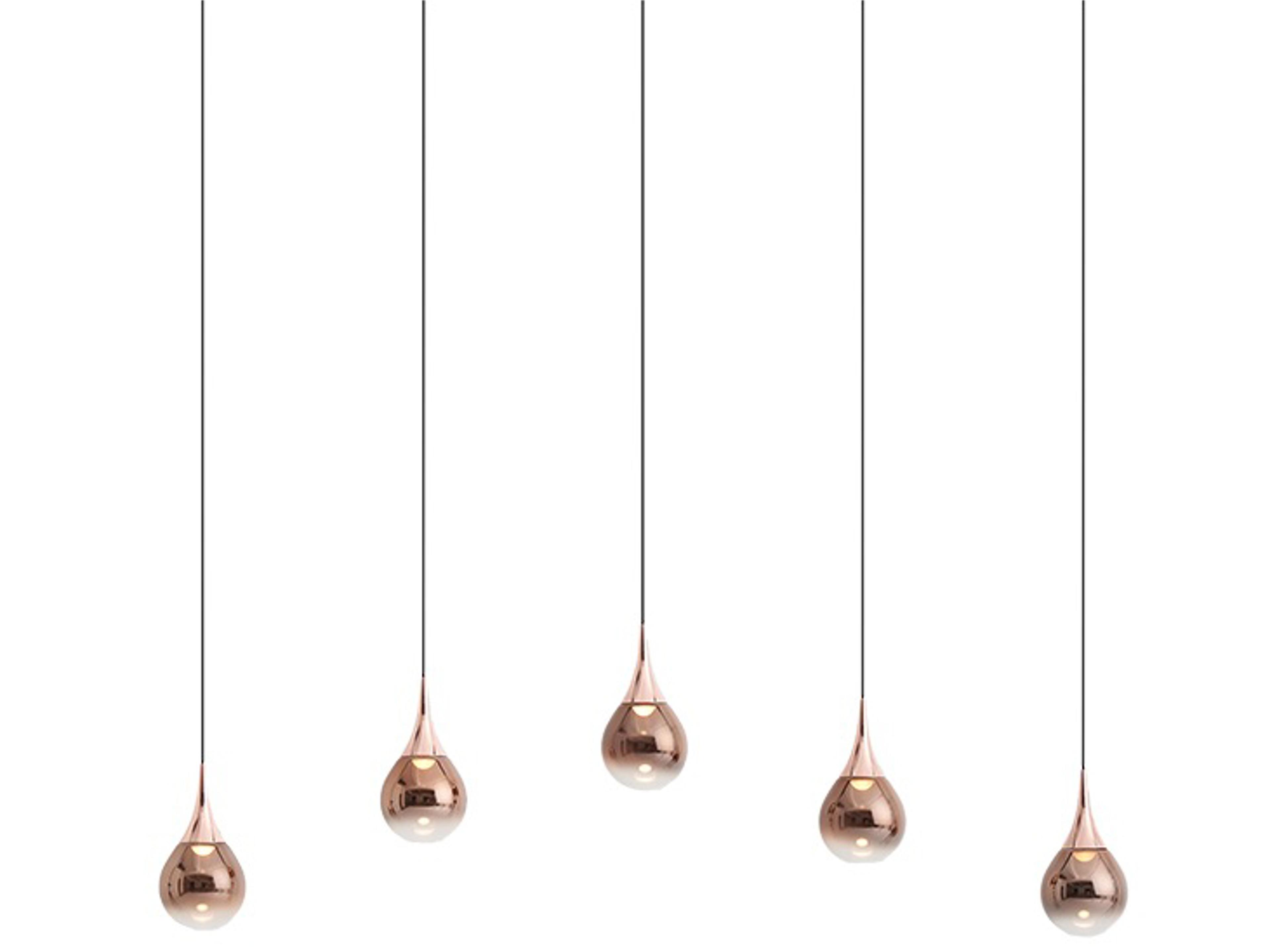 Paopao Linear Pendant Light in Copper