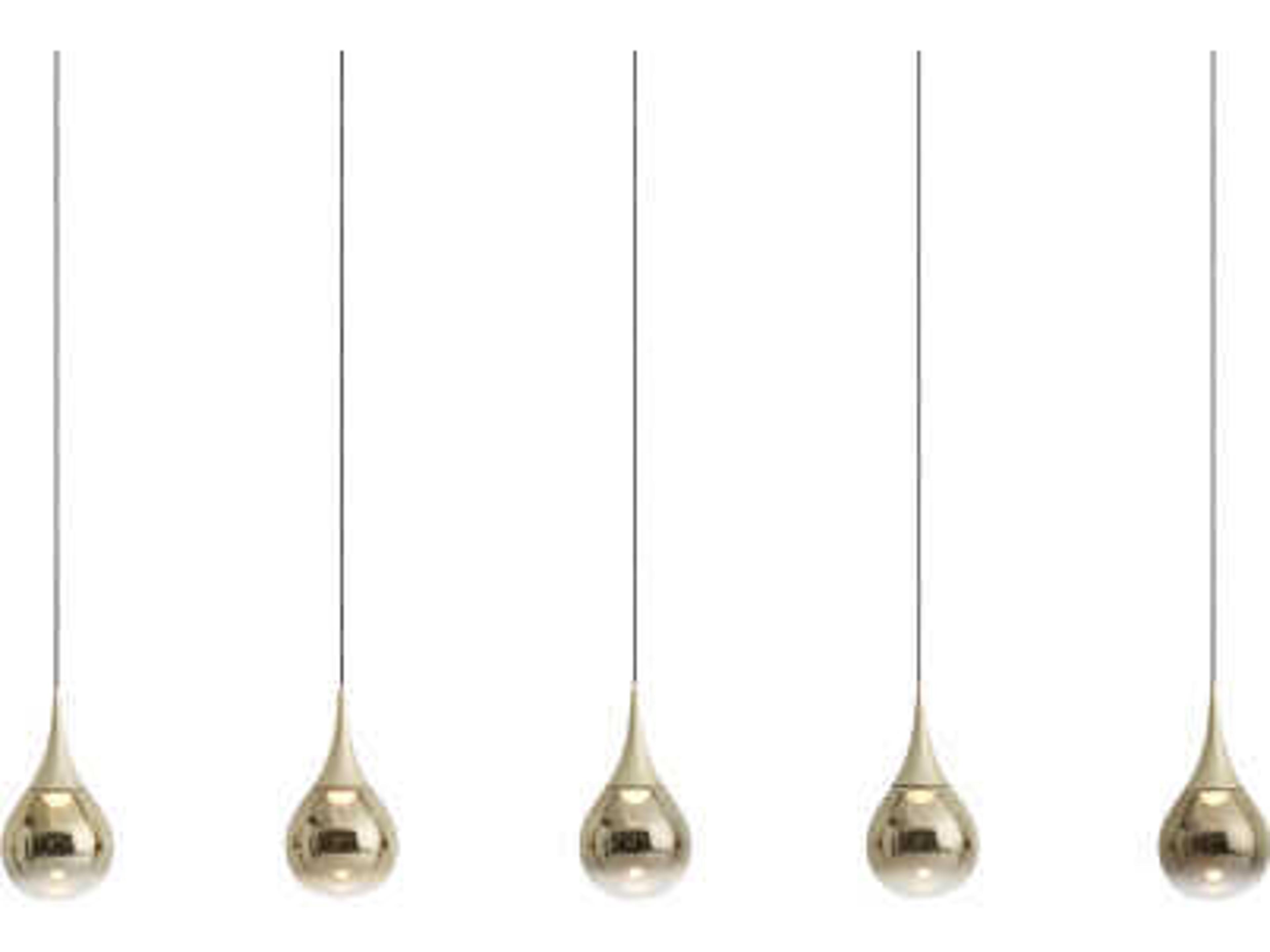 Paopao Linear Pendant Light Champagne Gold