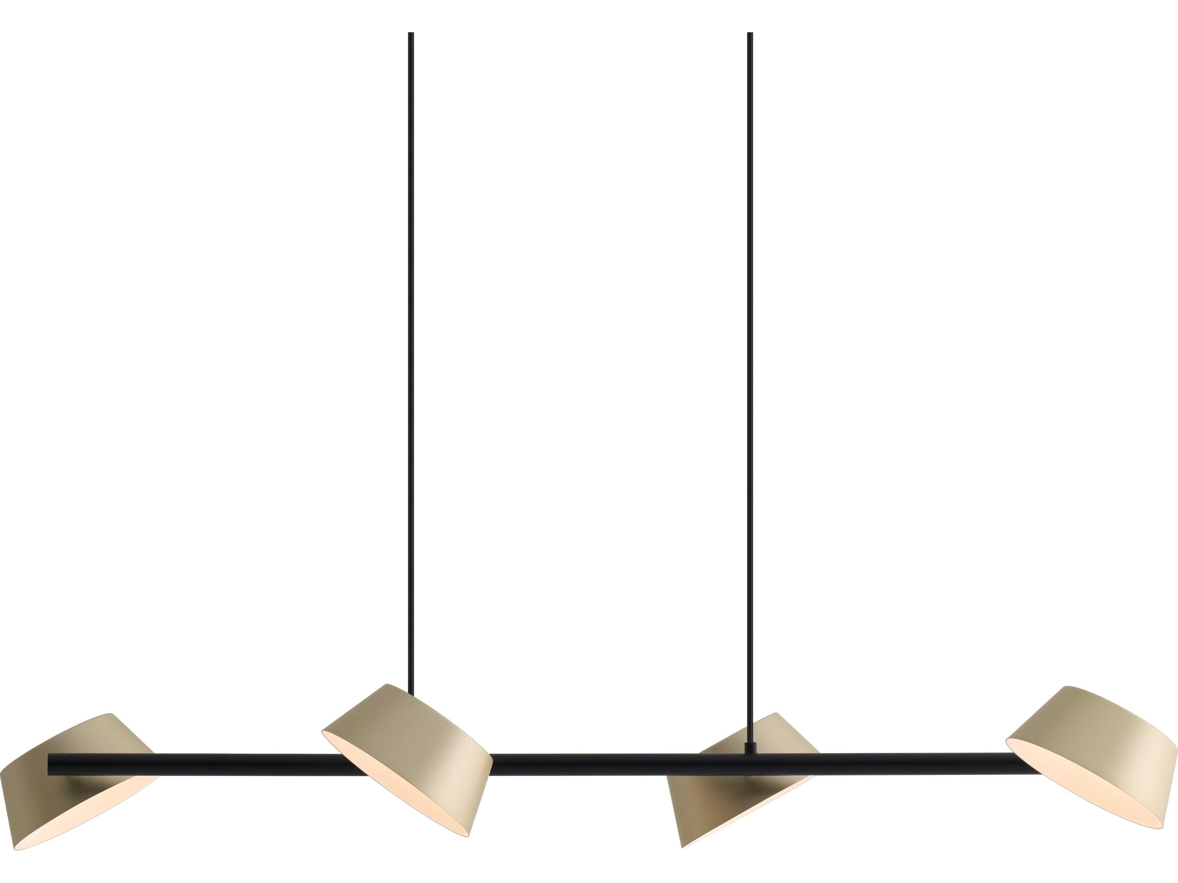 Olo XL Linear Pendant Light in Gold