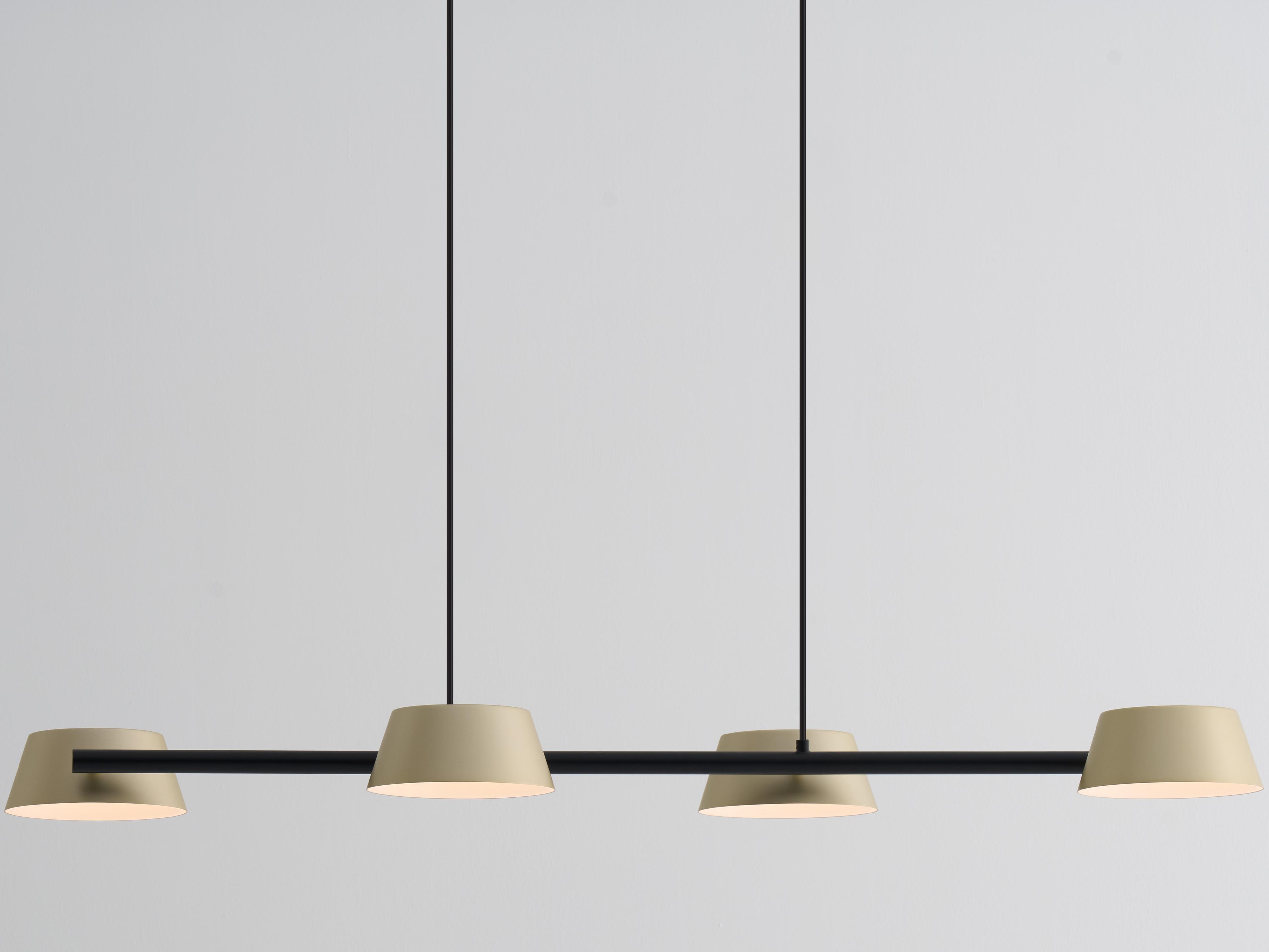 Seed Design Olo Xl Gold LED Linear Island Pendant