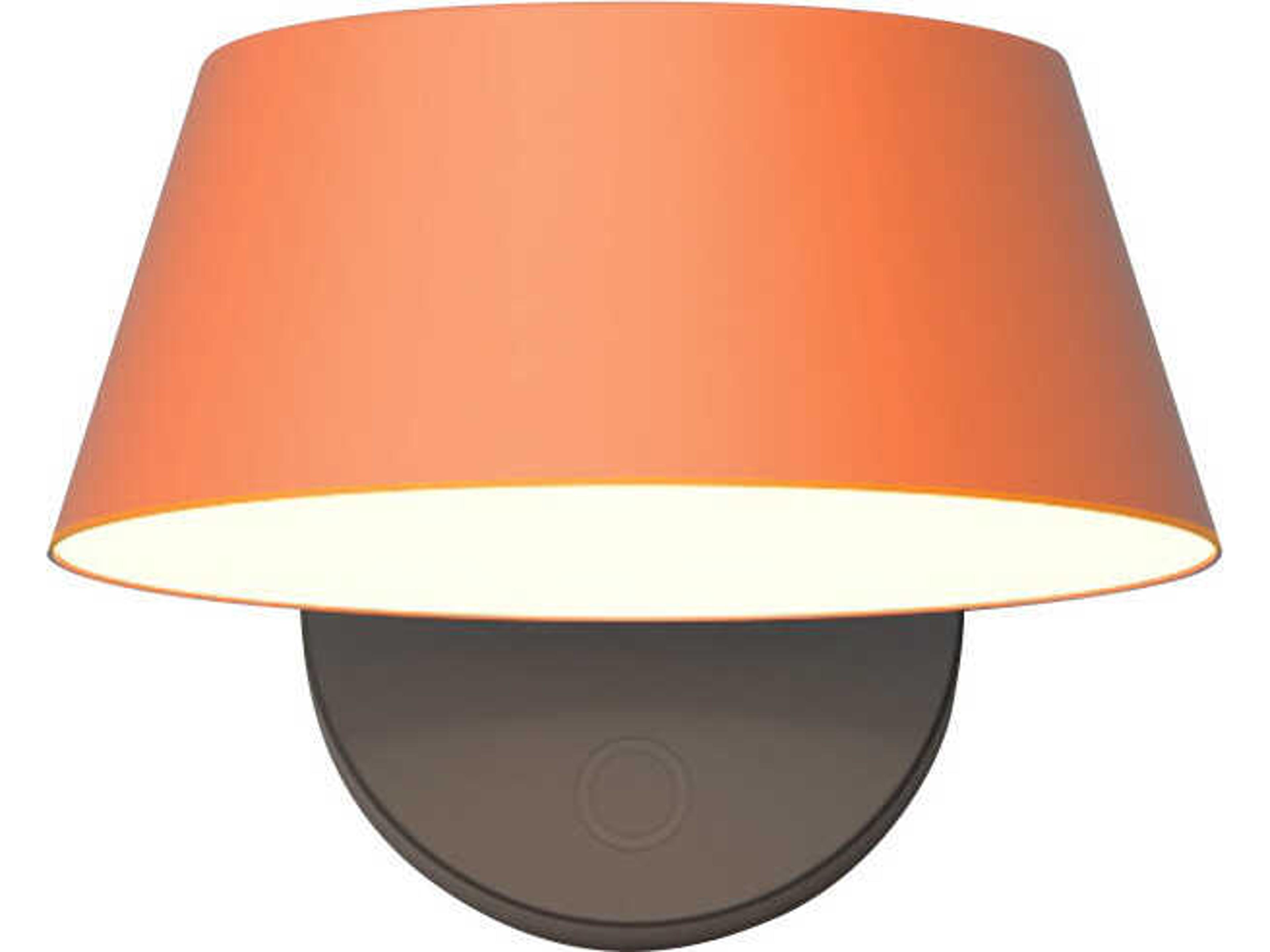 Seed Design Olo Xl Black Coral Orange LED Wall Sconce