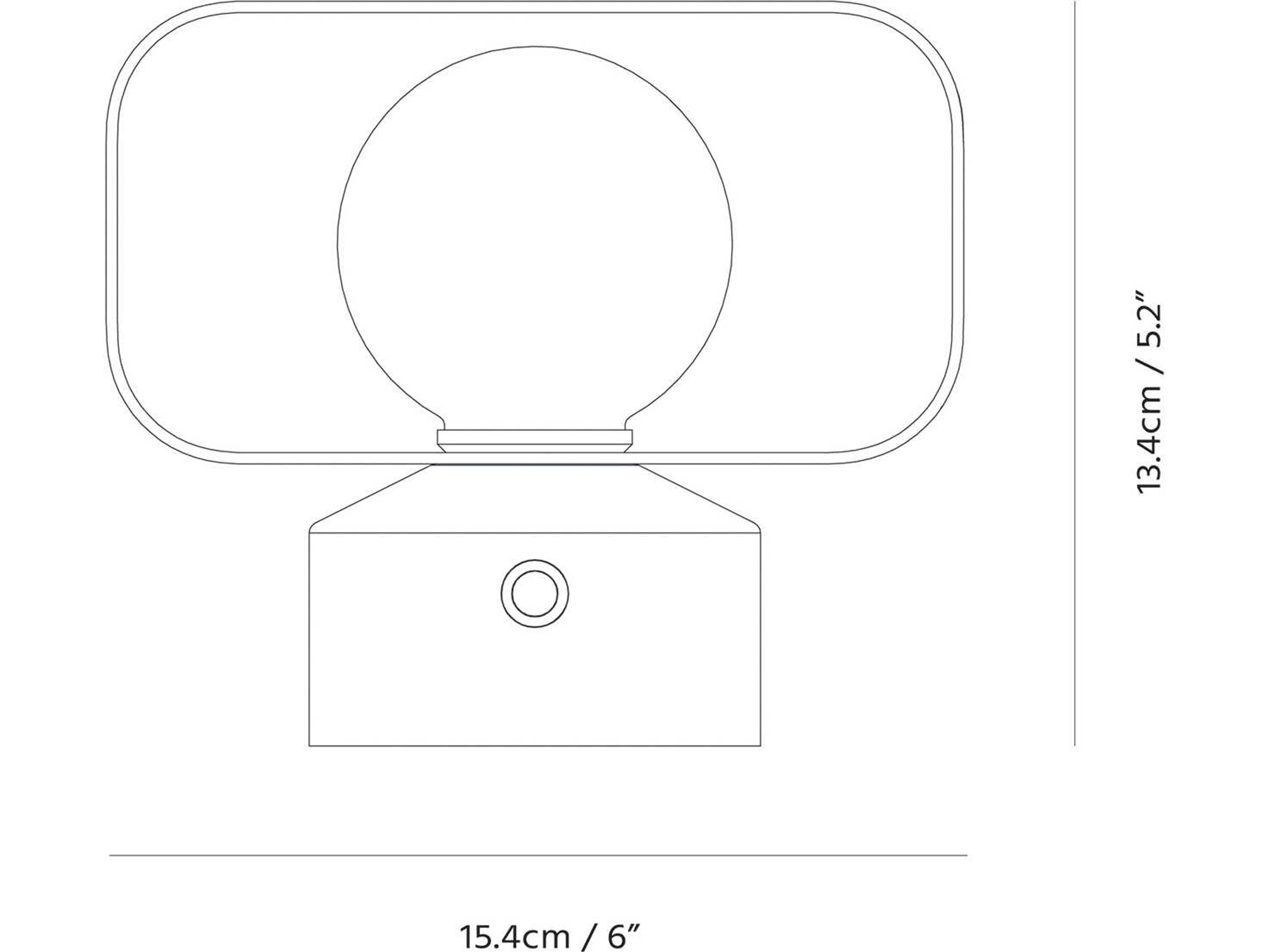 Seed Design Hoodie Gold LED Wall Sconce