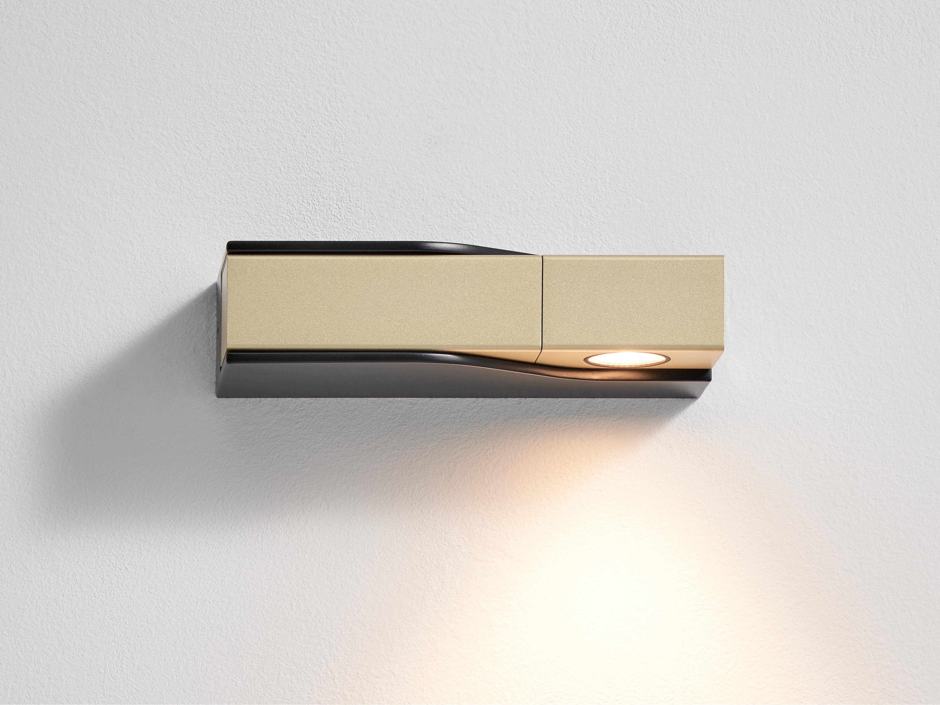 Seed Design Wu Gold Black LED Wall Sconce