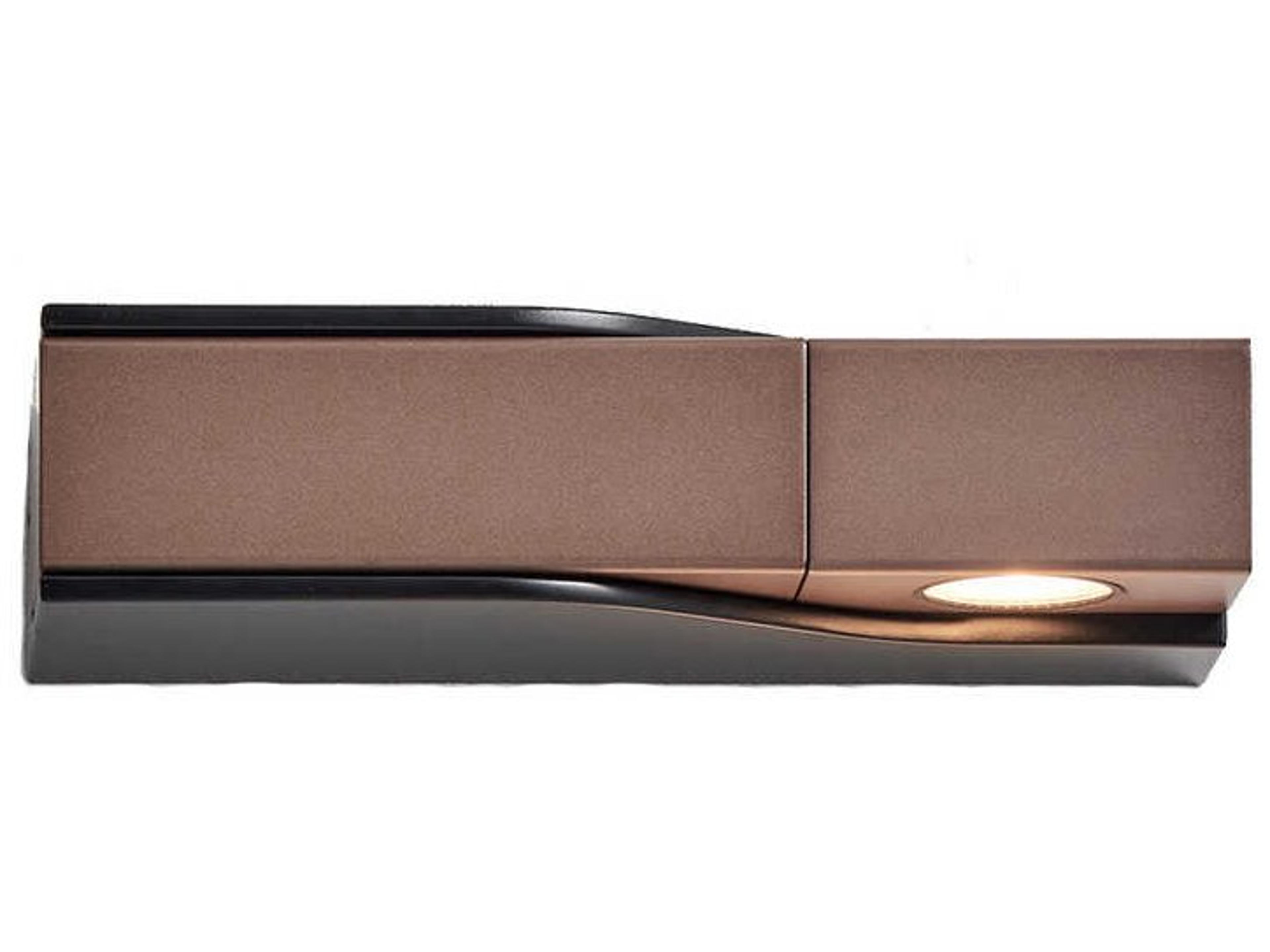 Wu Pearl Cocoa Black Brown LED Wall Sconce