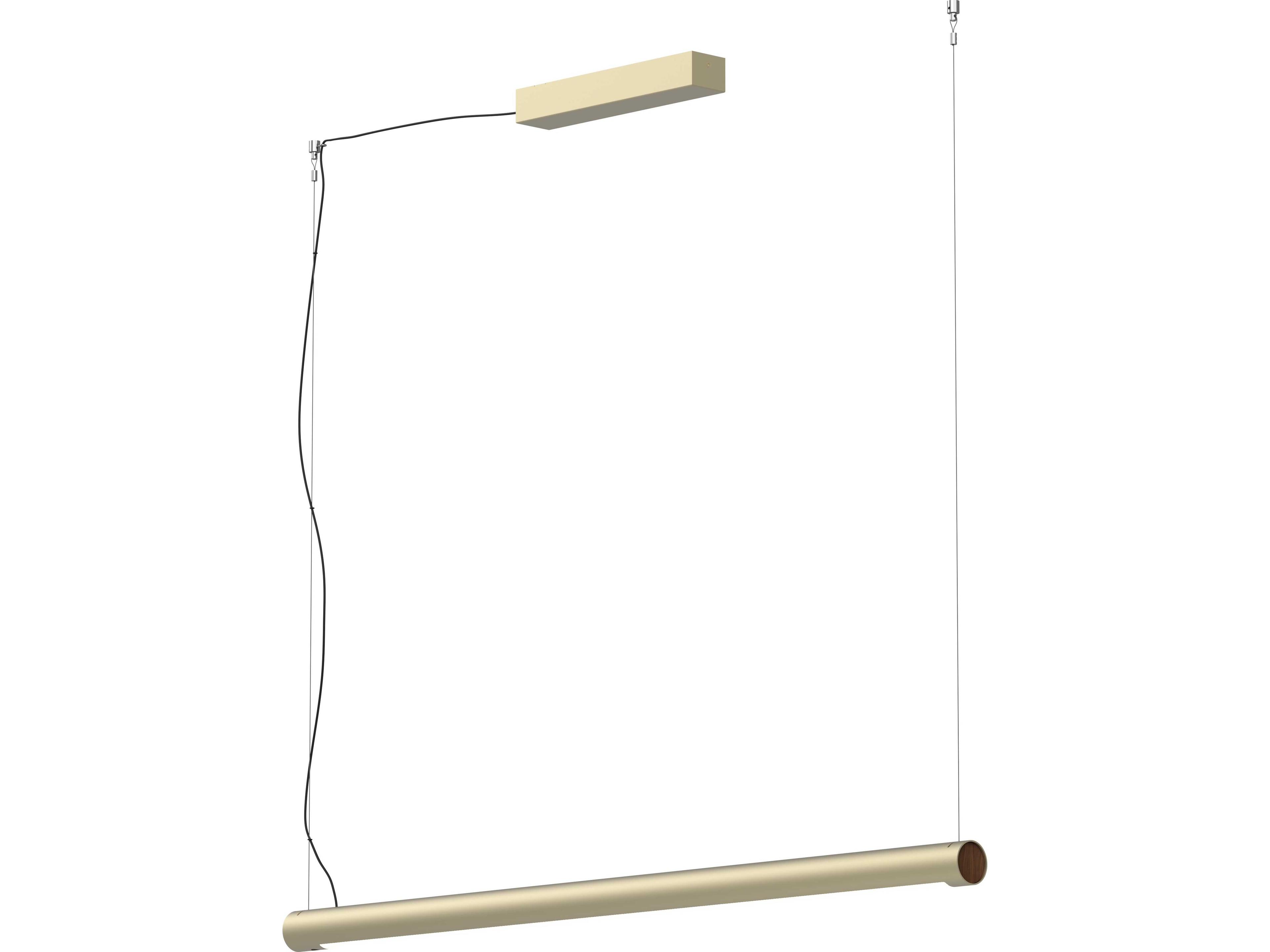 Seed Design Turner Champagne Gold LED Linear Pendant