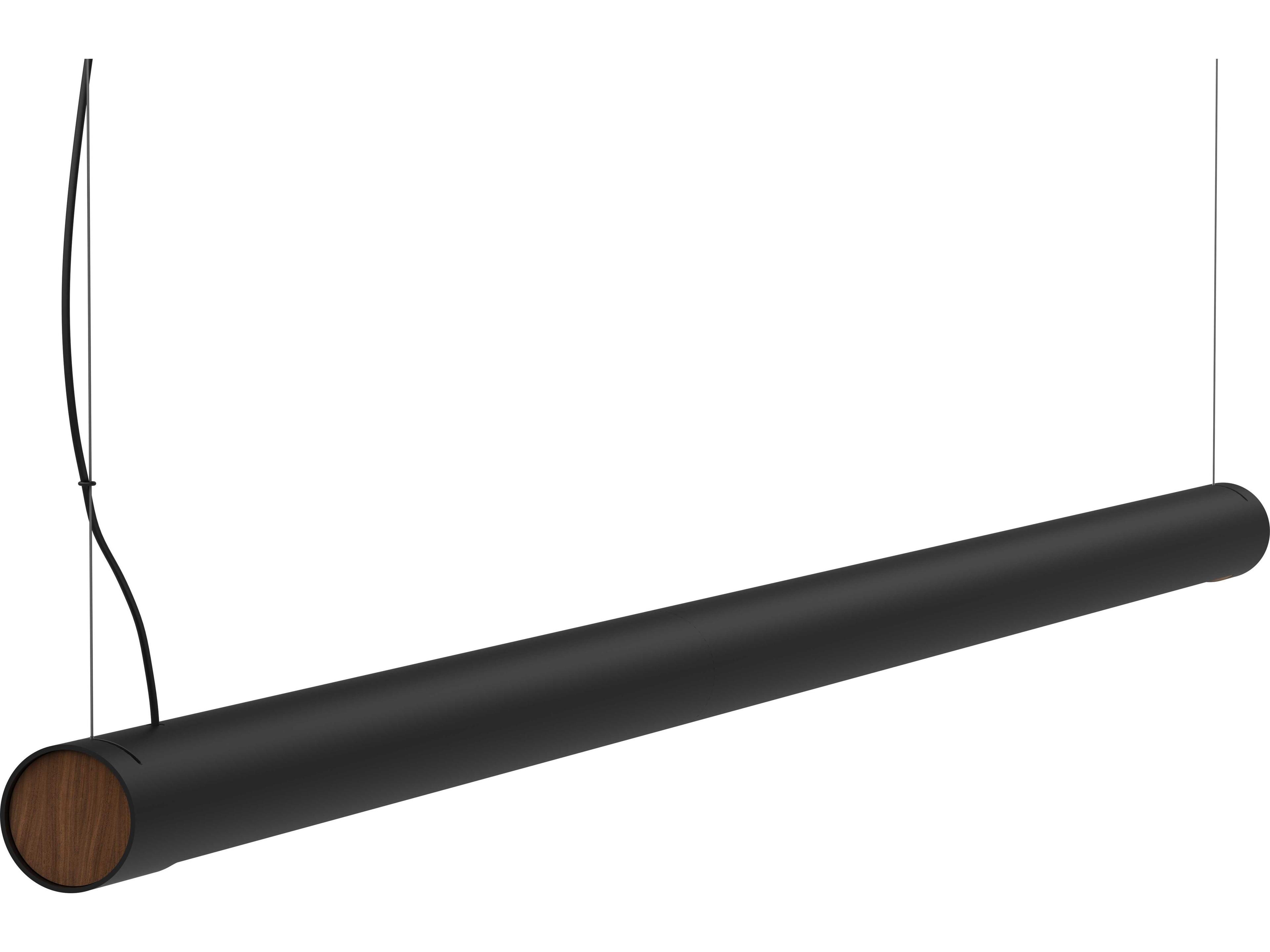 Seed Design Turner Matt Black LED Linear Island Pendant