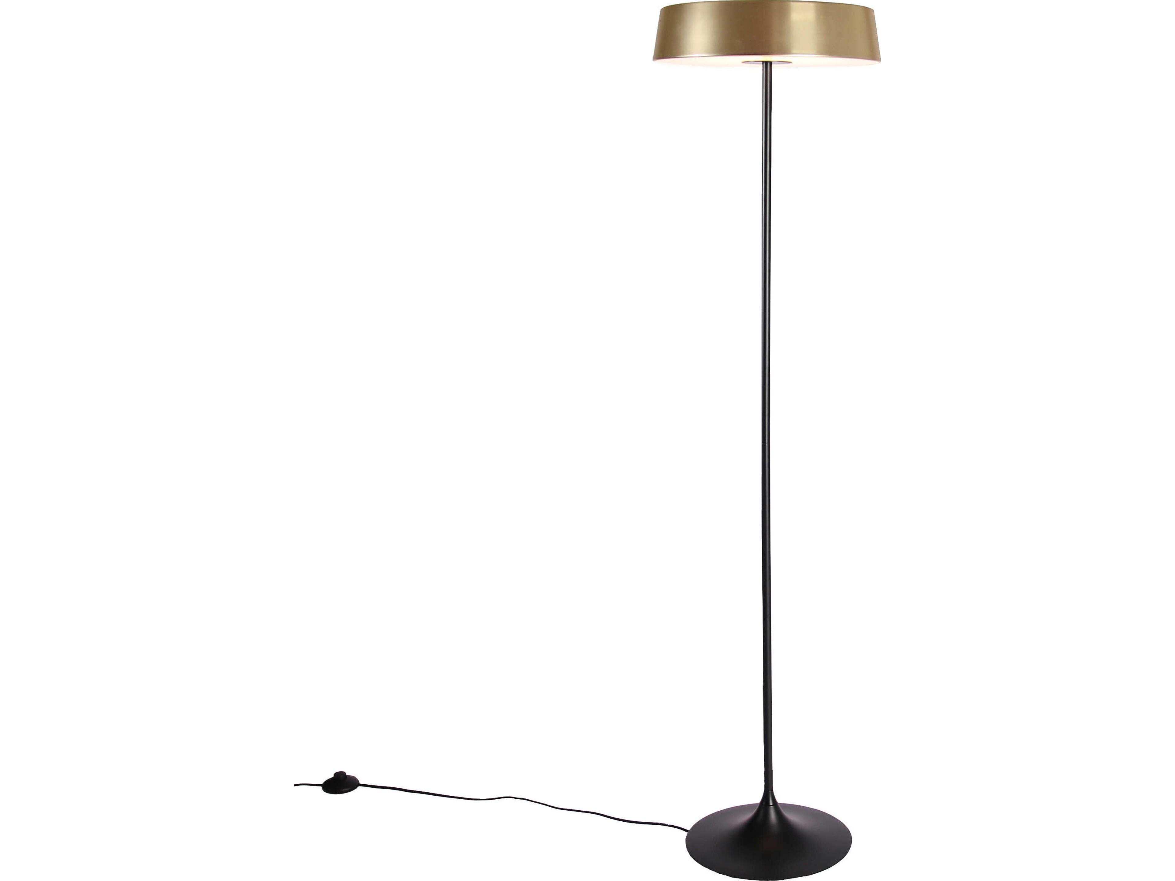 China Led Sand Gold black LED Floor Lamp
