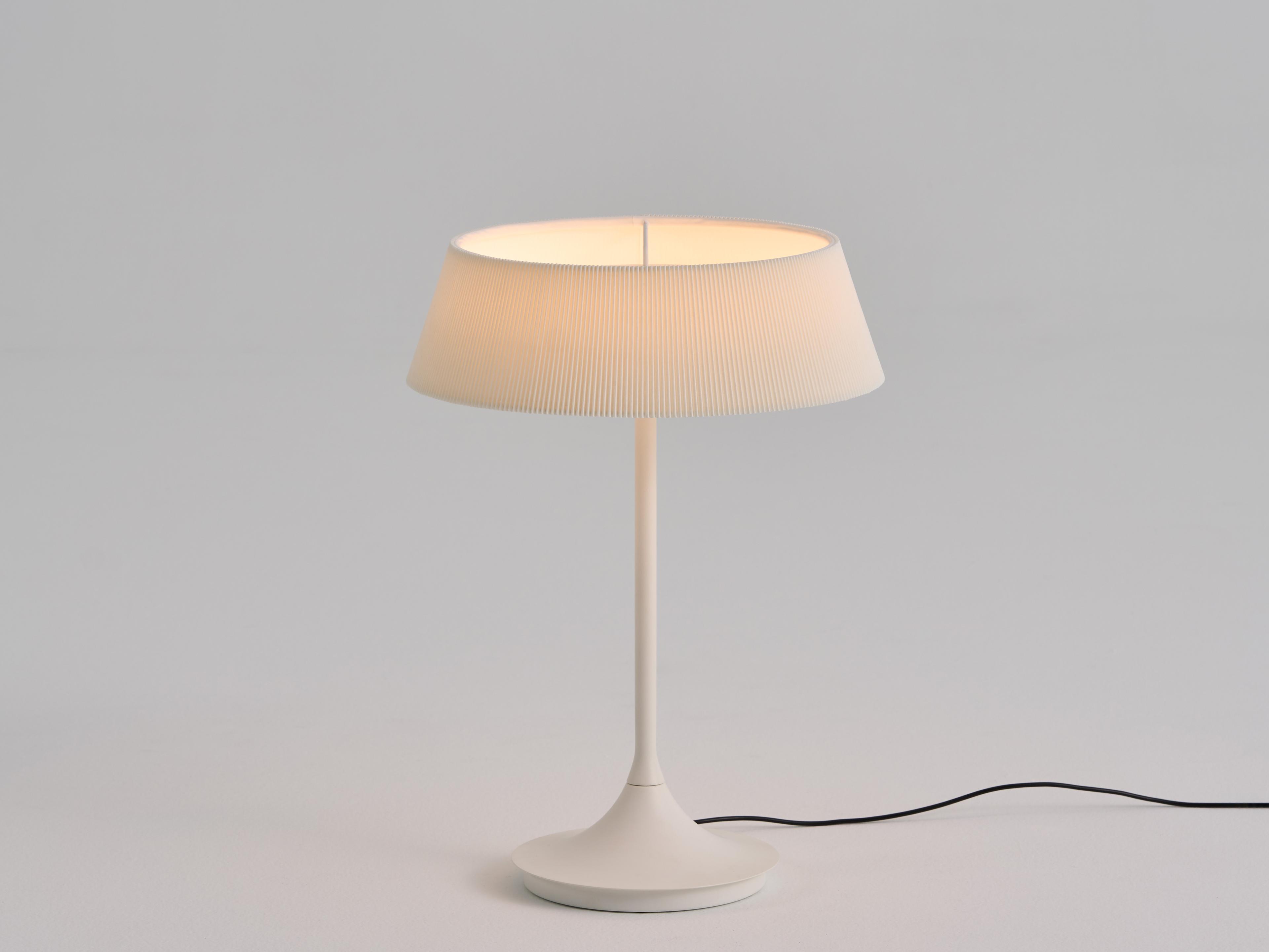 Seed Design Halo White With Shade LED Table Lamp