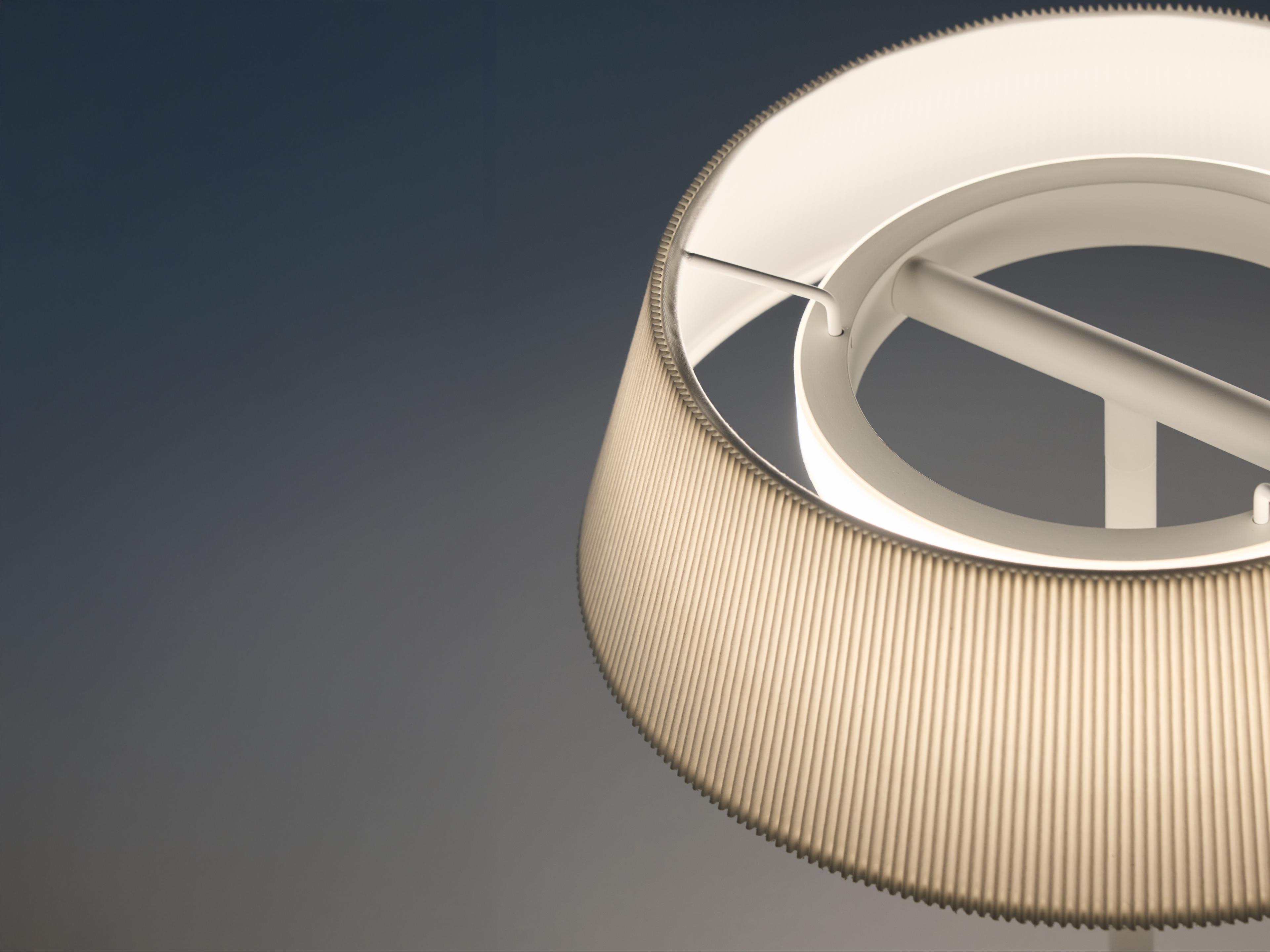 Seed Design Halo White With Shade LED Table Lamp