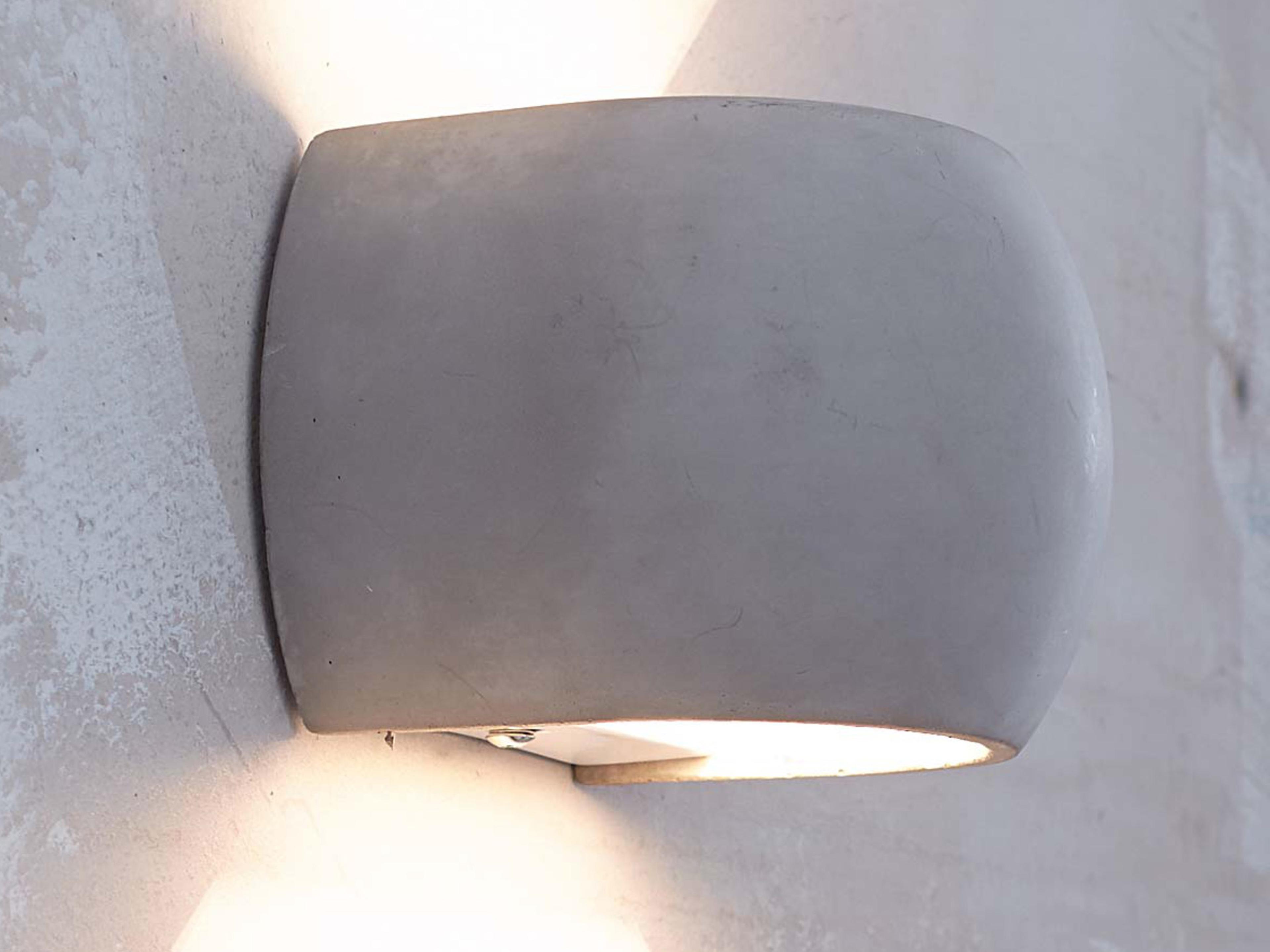 Seed Design Castle Concrete Gray LED Wall Sconce