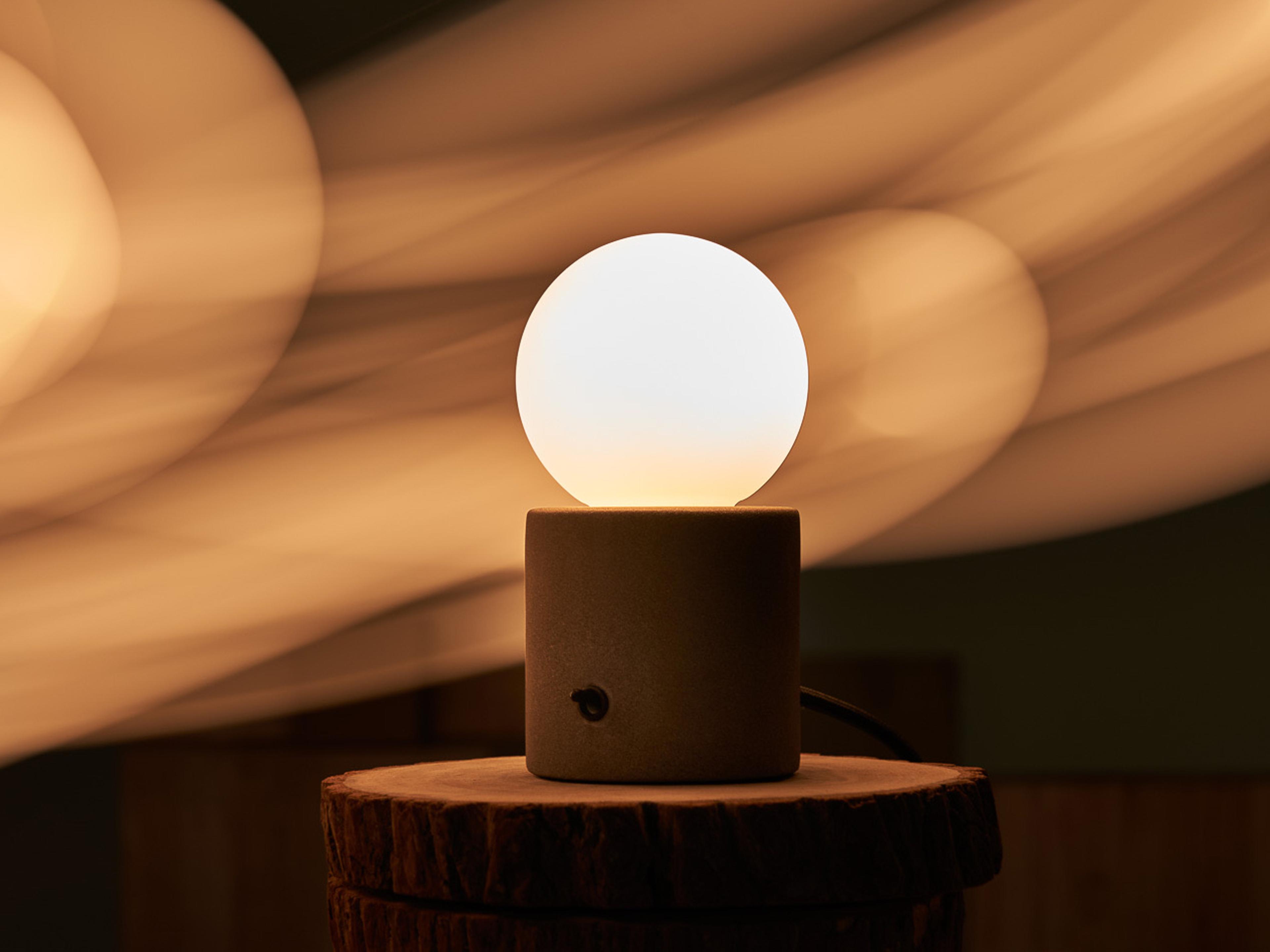 Seed Design Castle Muse Gray LED Table Lamp