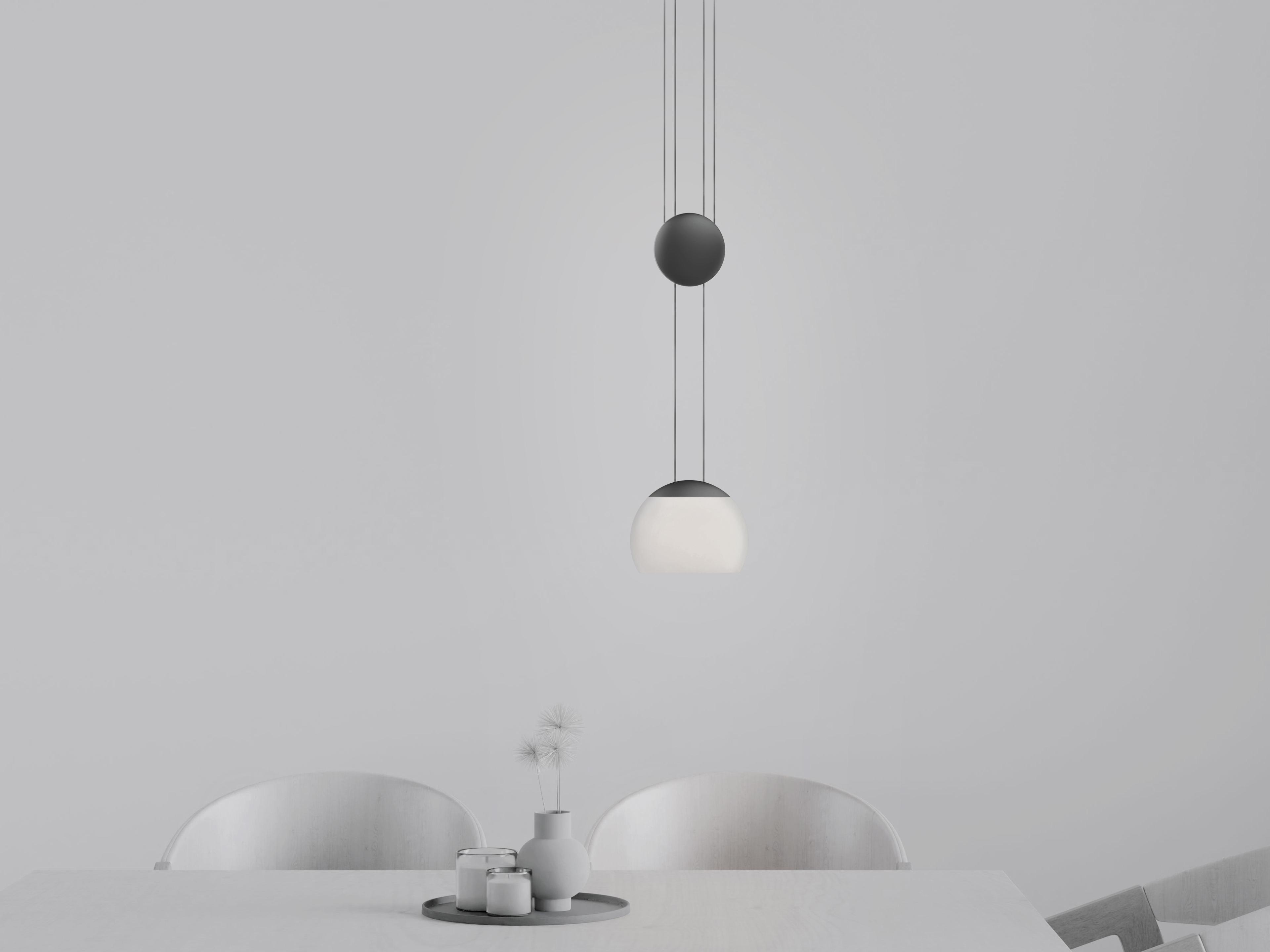 Seed Design Jojo Led Matt Black LED Globe Mini Pendant