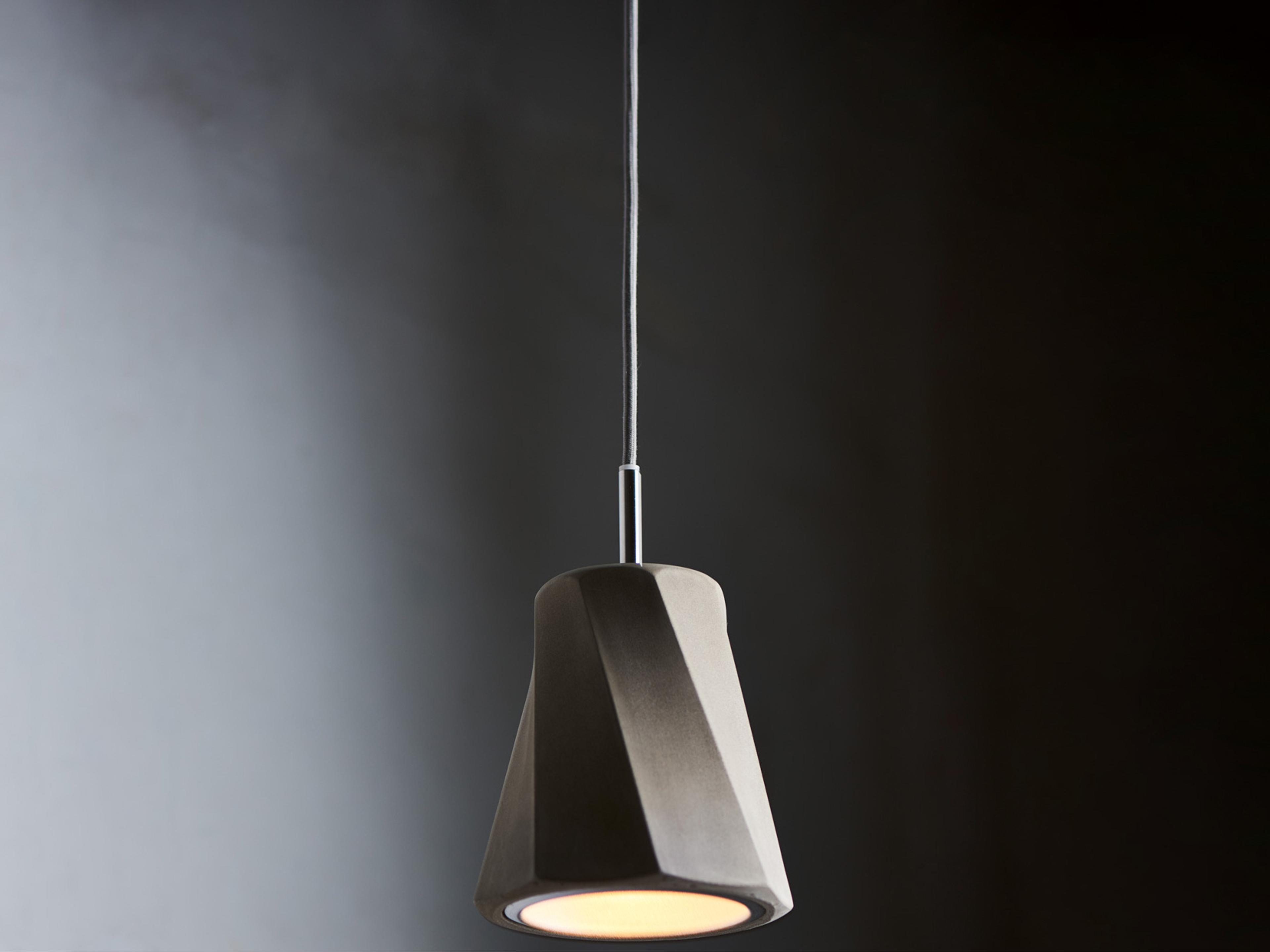 Seed Design Castle Concrete Gray Mini Pendant