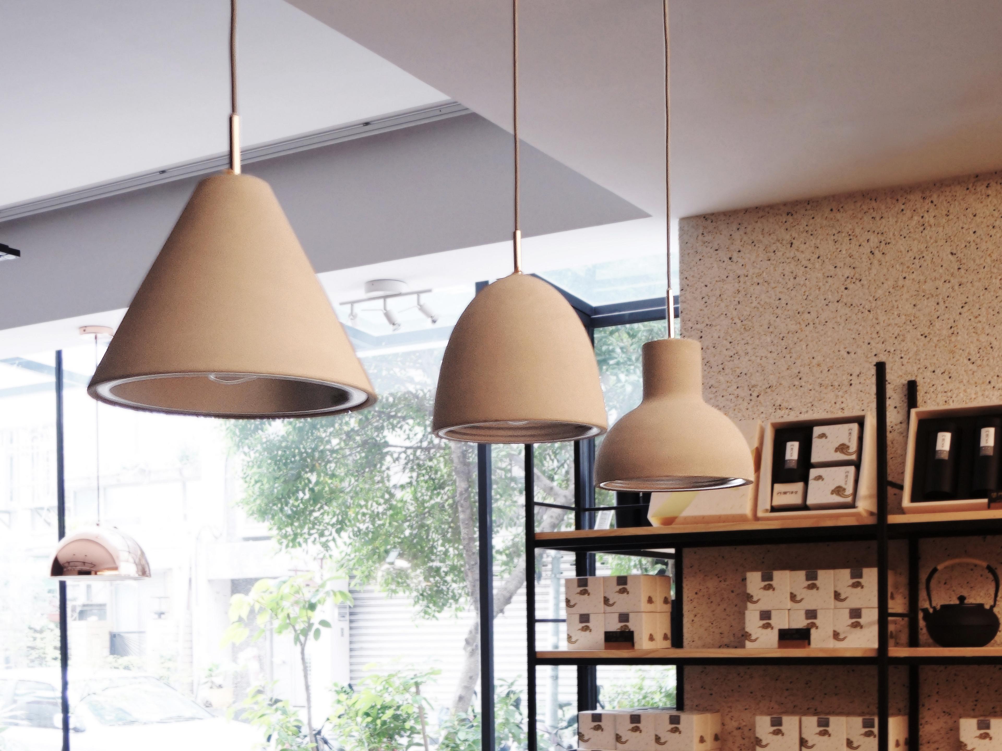 Seed Design Castle Concrete Gray Mini Pendant