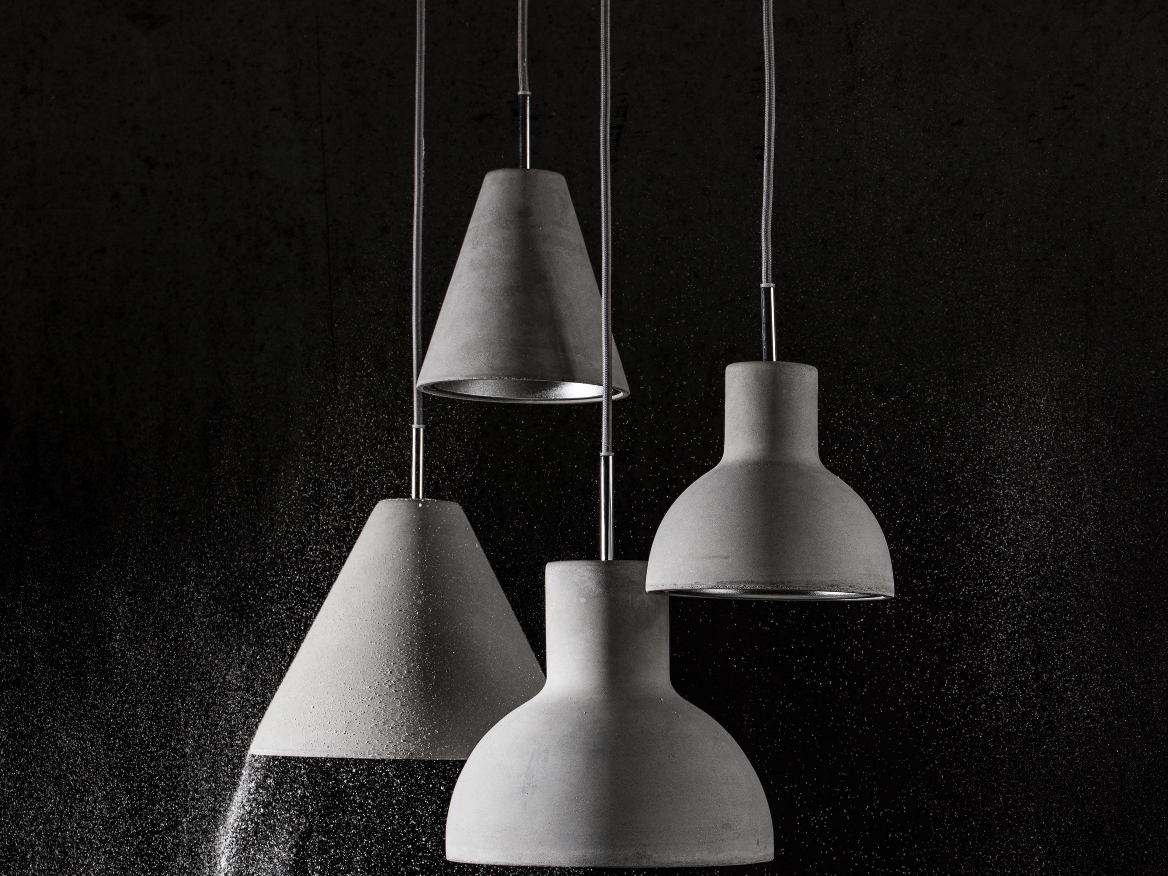 Seed Design Castle Concrete Gray Mini Pendant