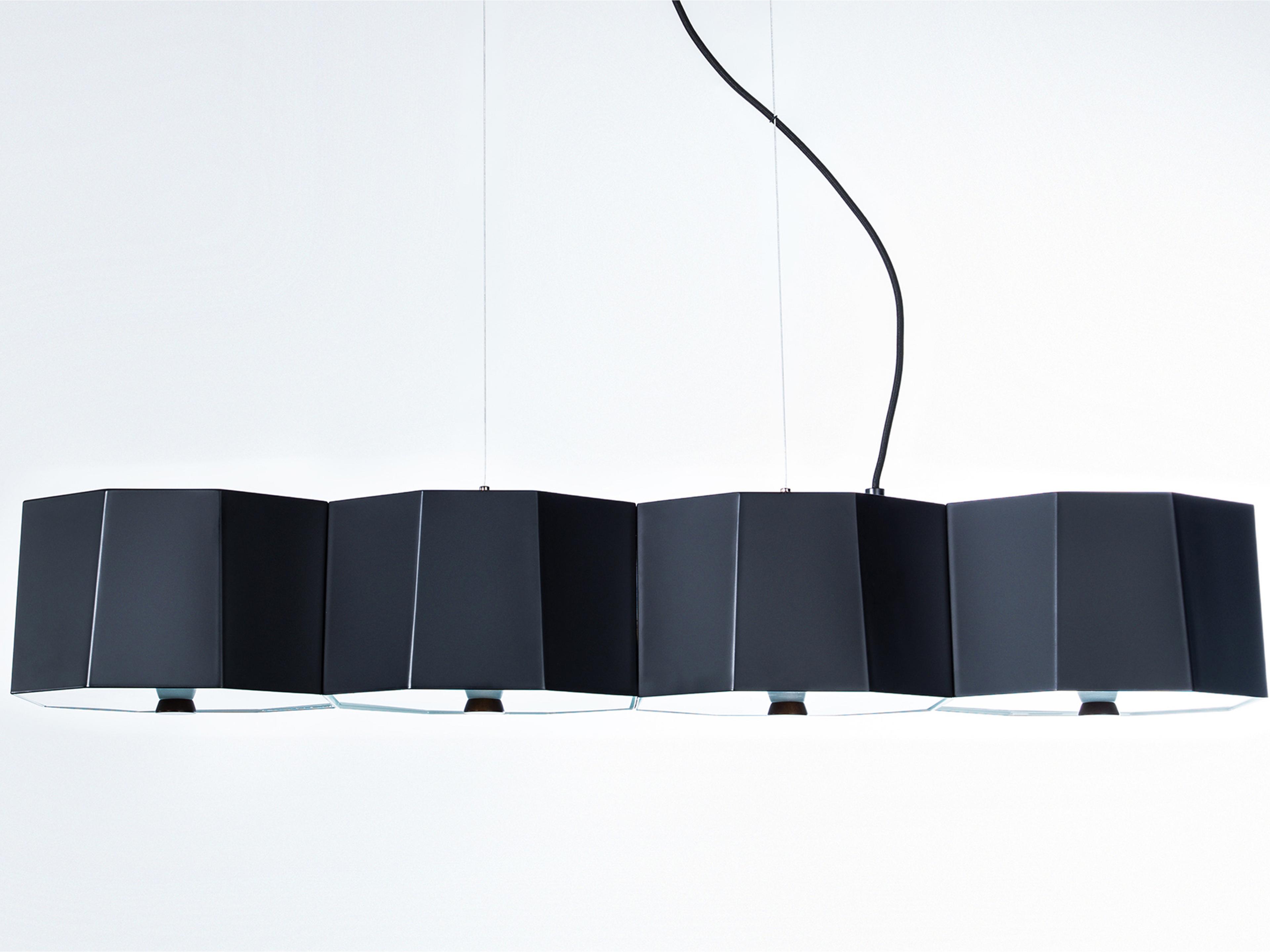 Seed Design Zhe Black Linear Island Pendant