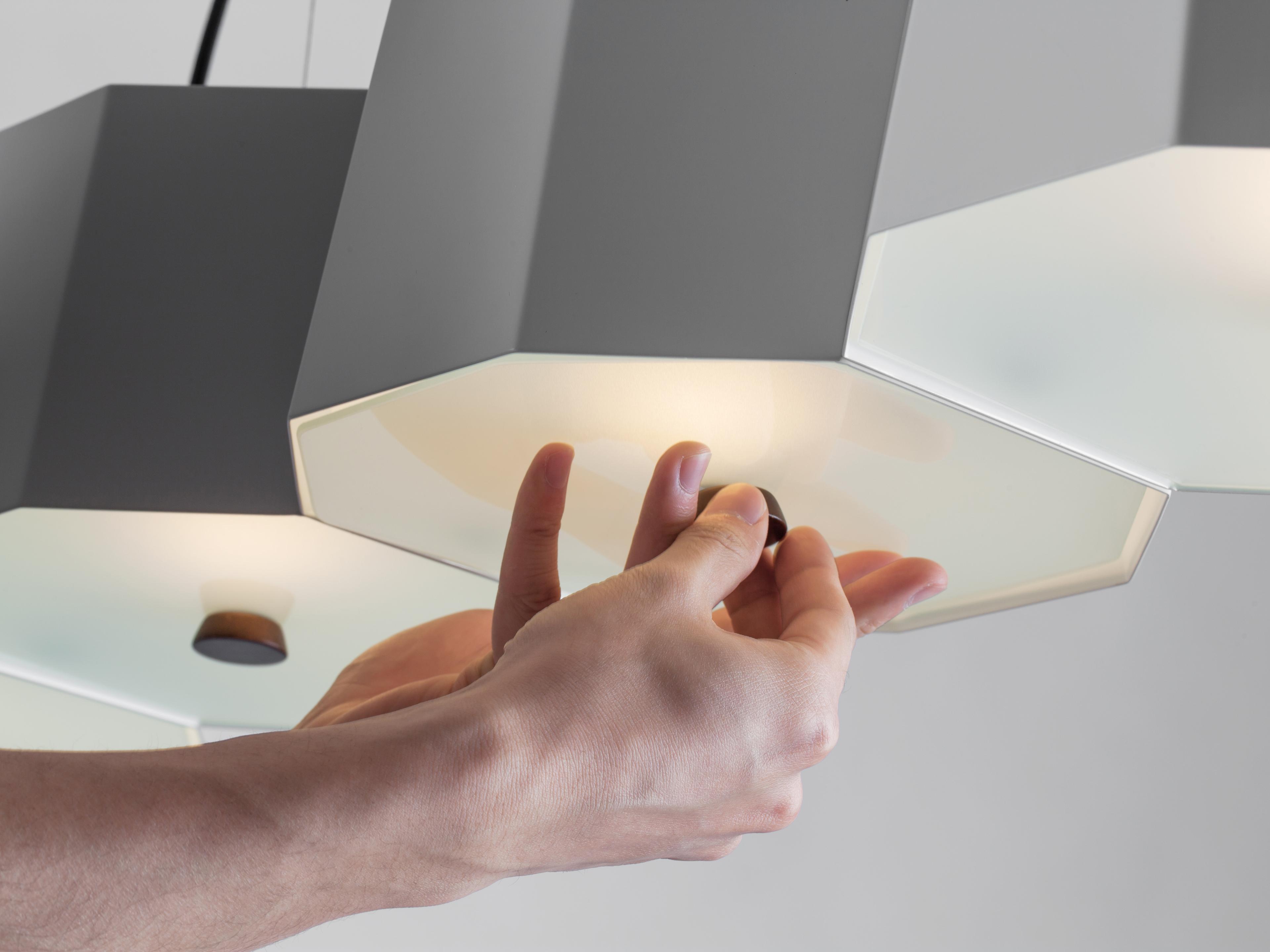 Seed Design Zhe White Linear Island Pendant