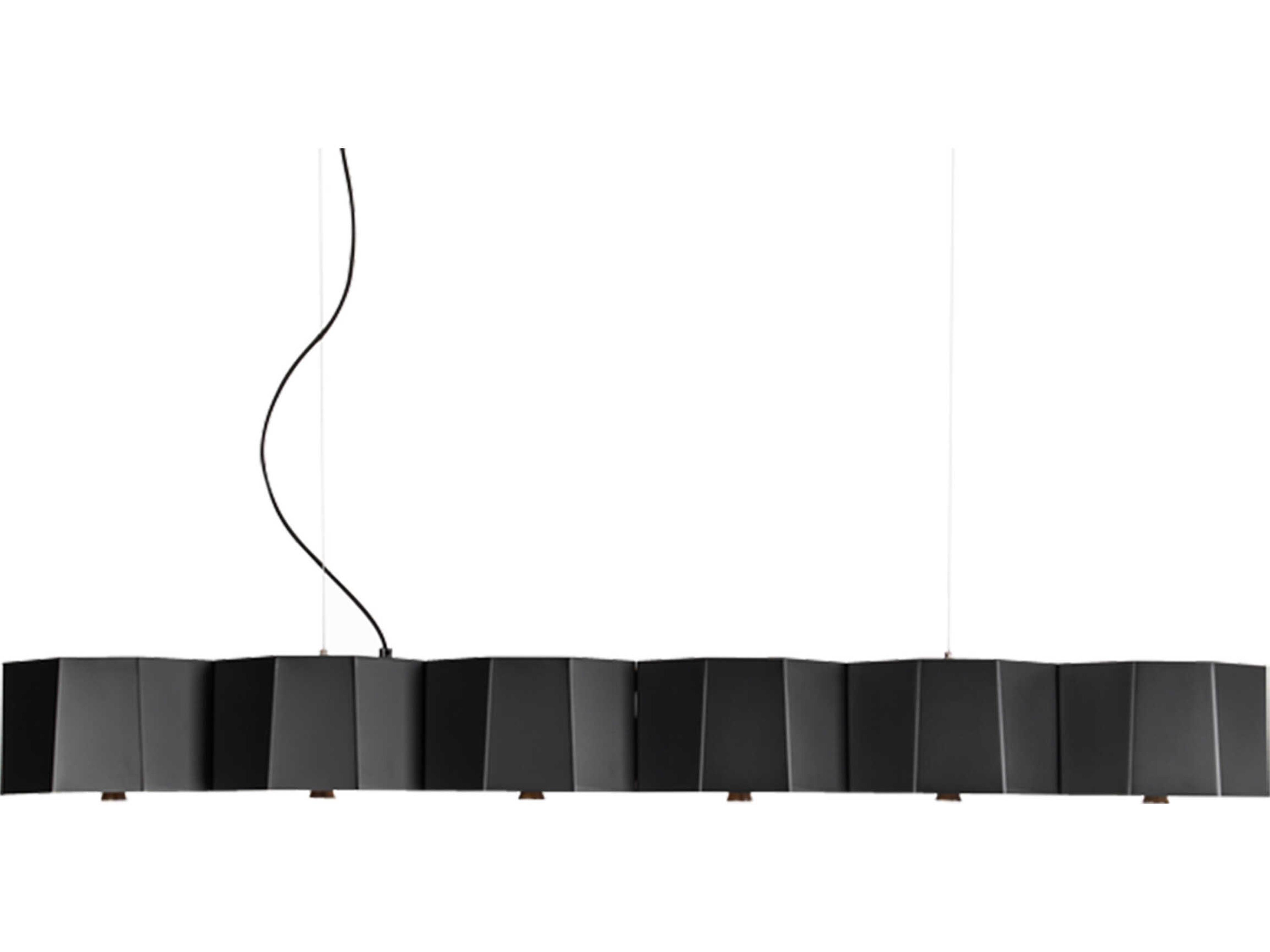Seed Design Zhe Black Linear Island Pendant