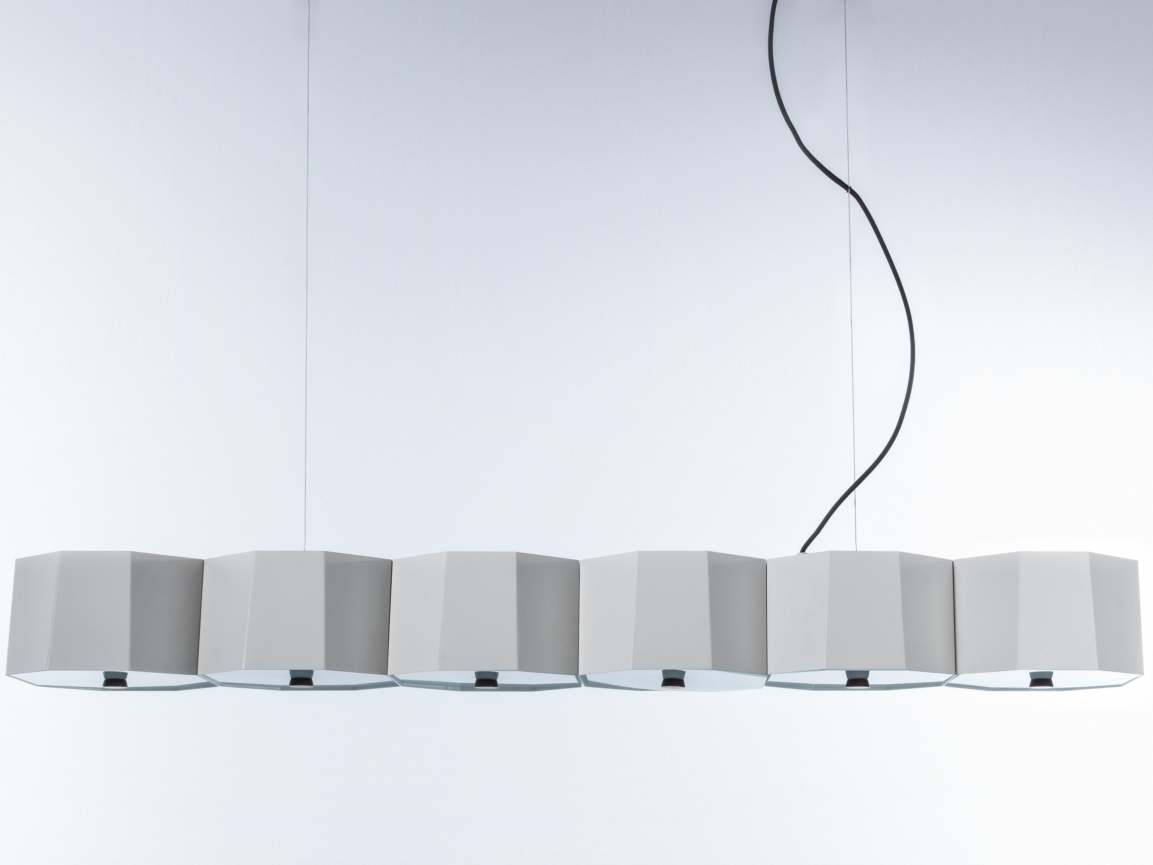 Seed Design Zhe White Linear Island Pendant