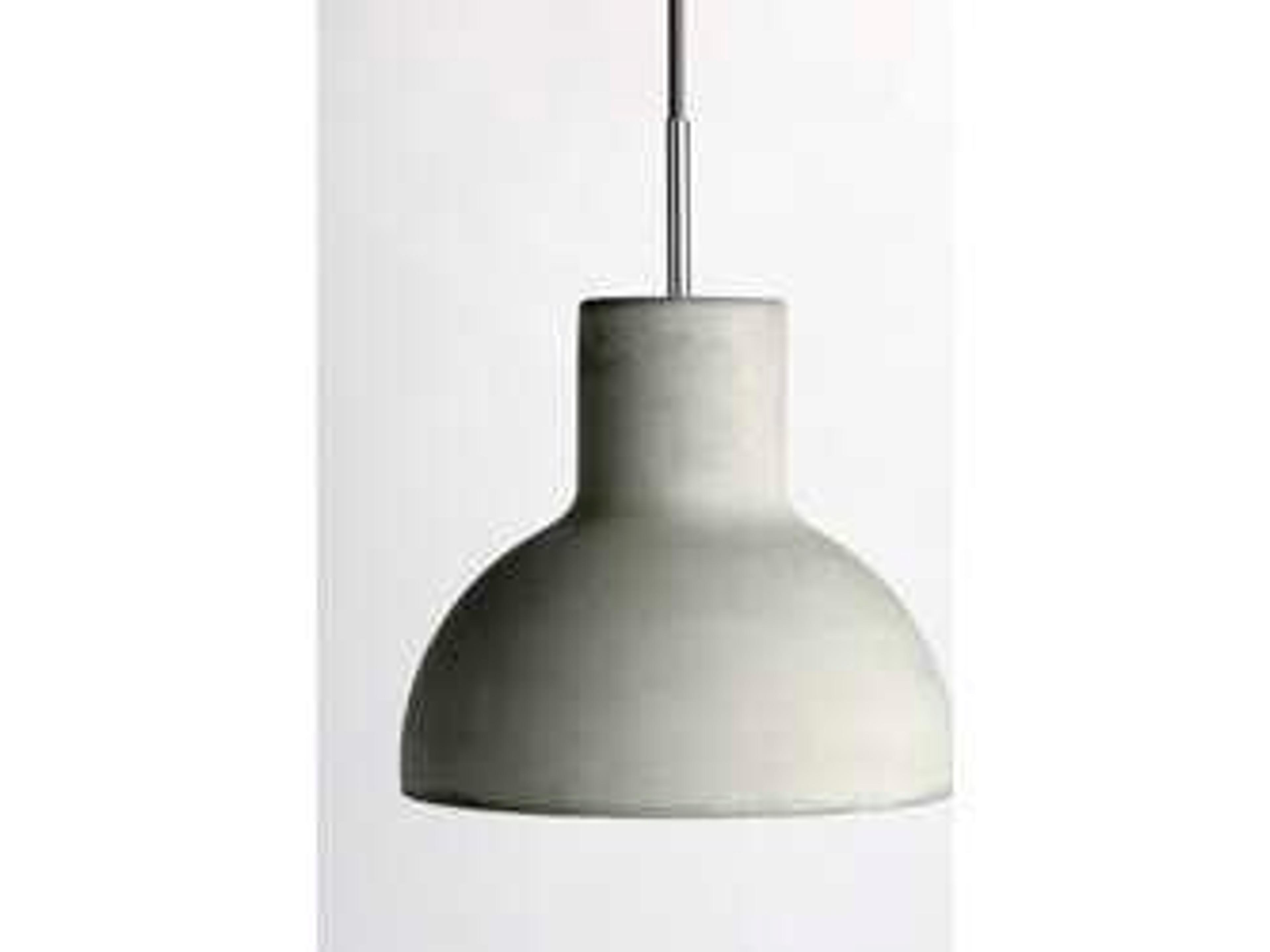 Seed Design Castle Concrete Gray Bell Mini Pendant