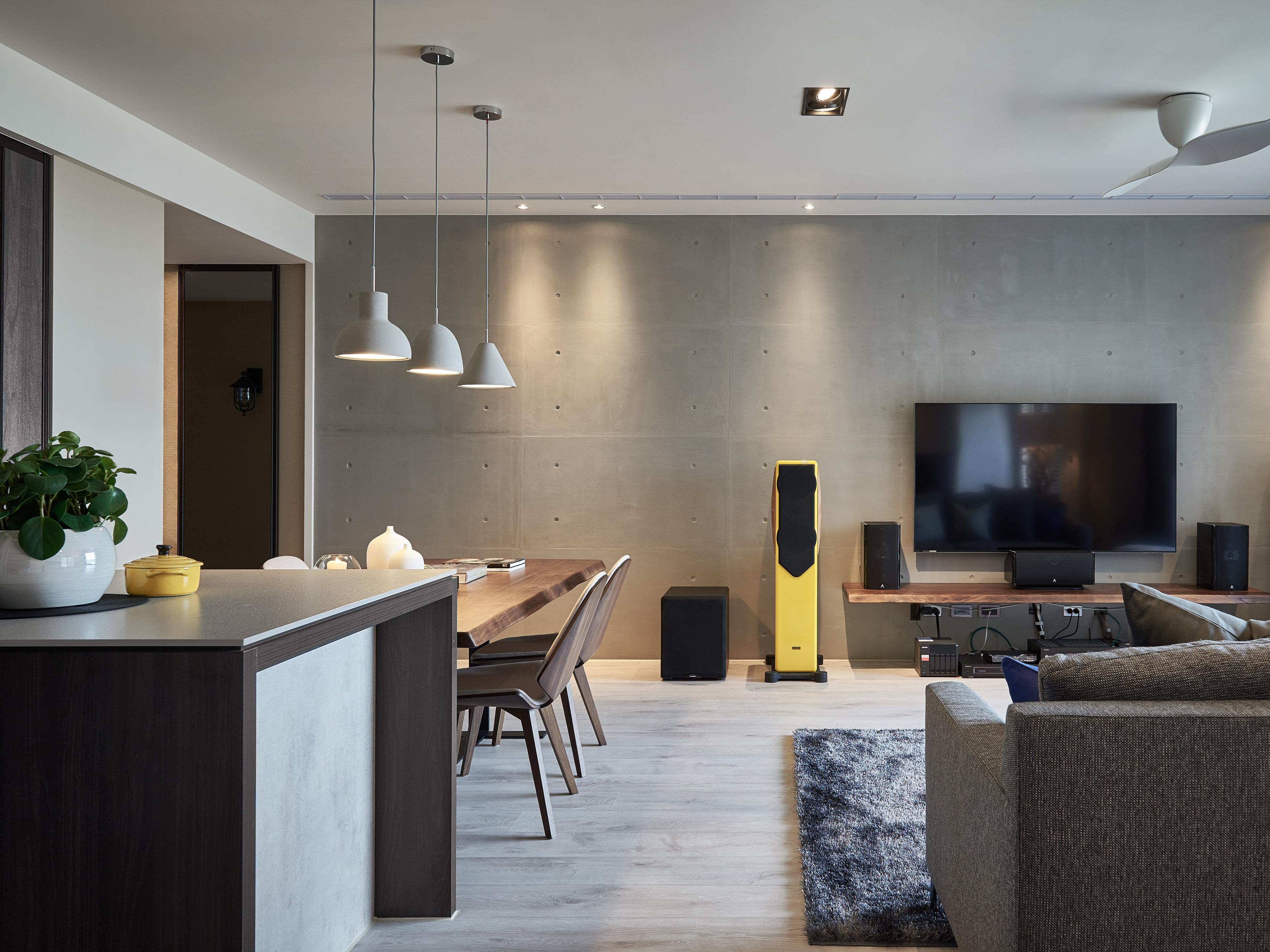 Seed Design Castle Concrete Gray Bell Mini Pendant