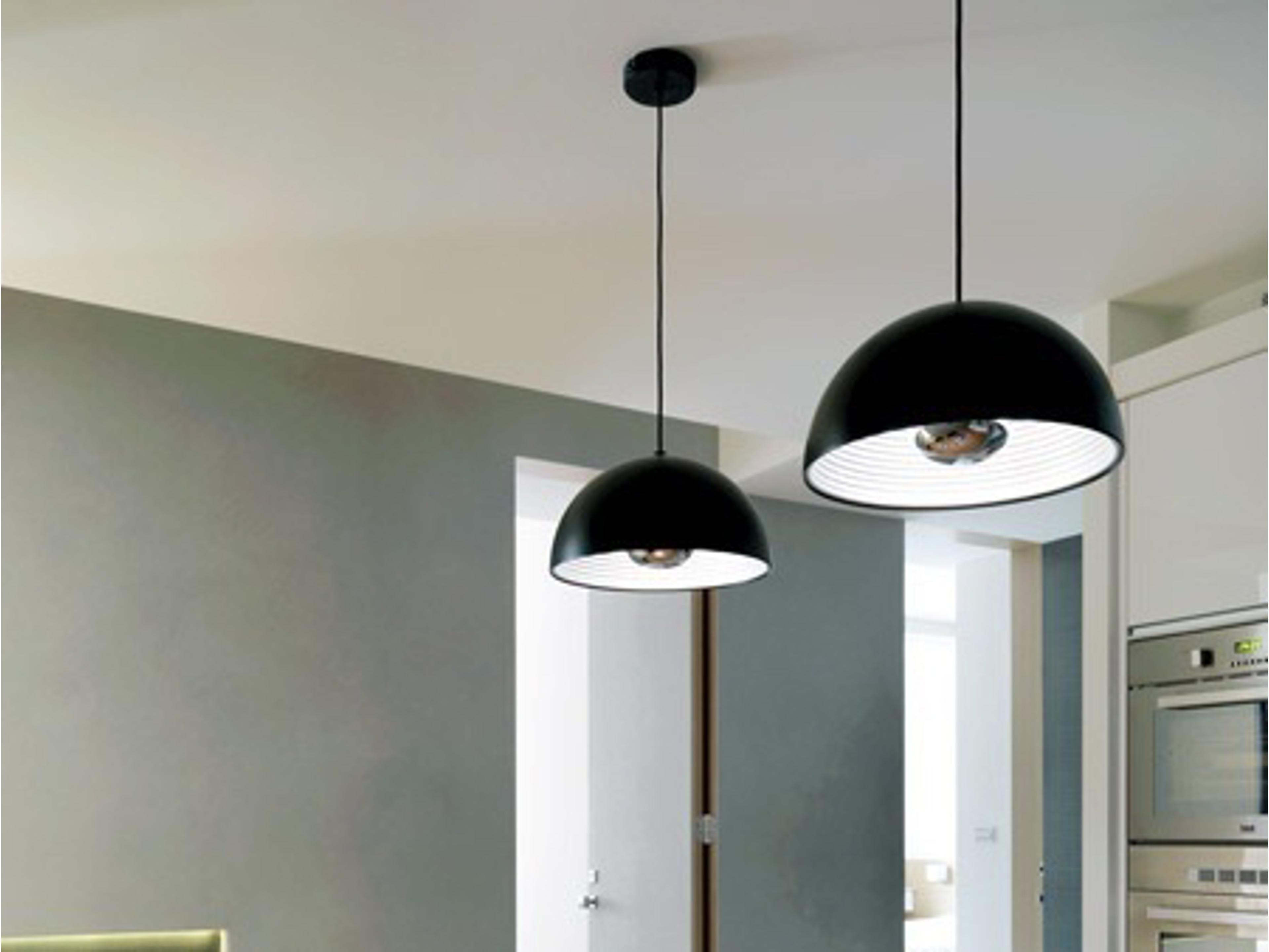 Seed Design Dome Black Pendant