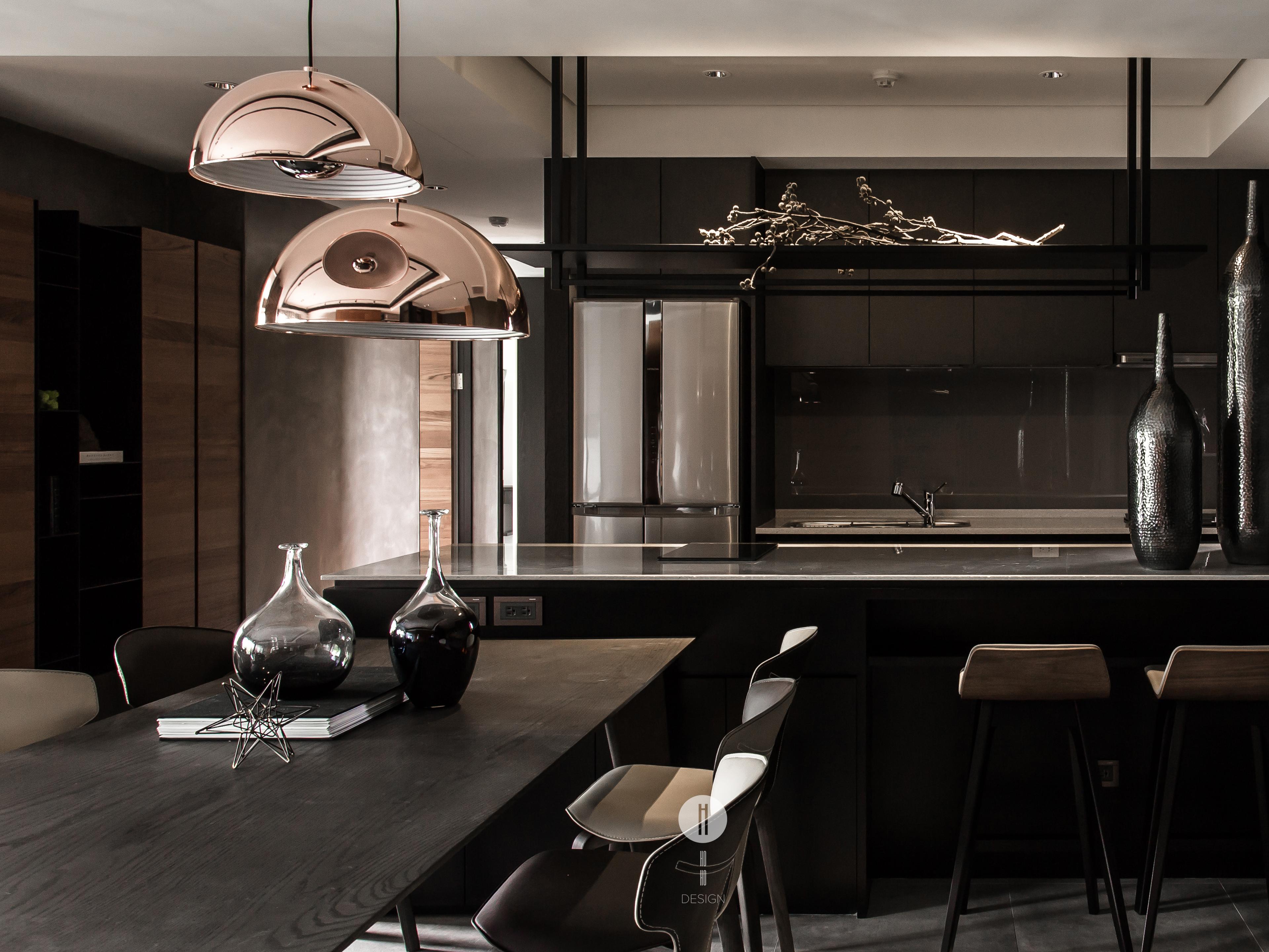 Seed Design Dome Copper Pendant