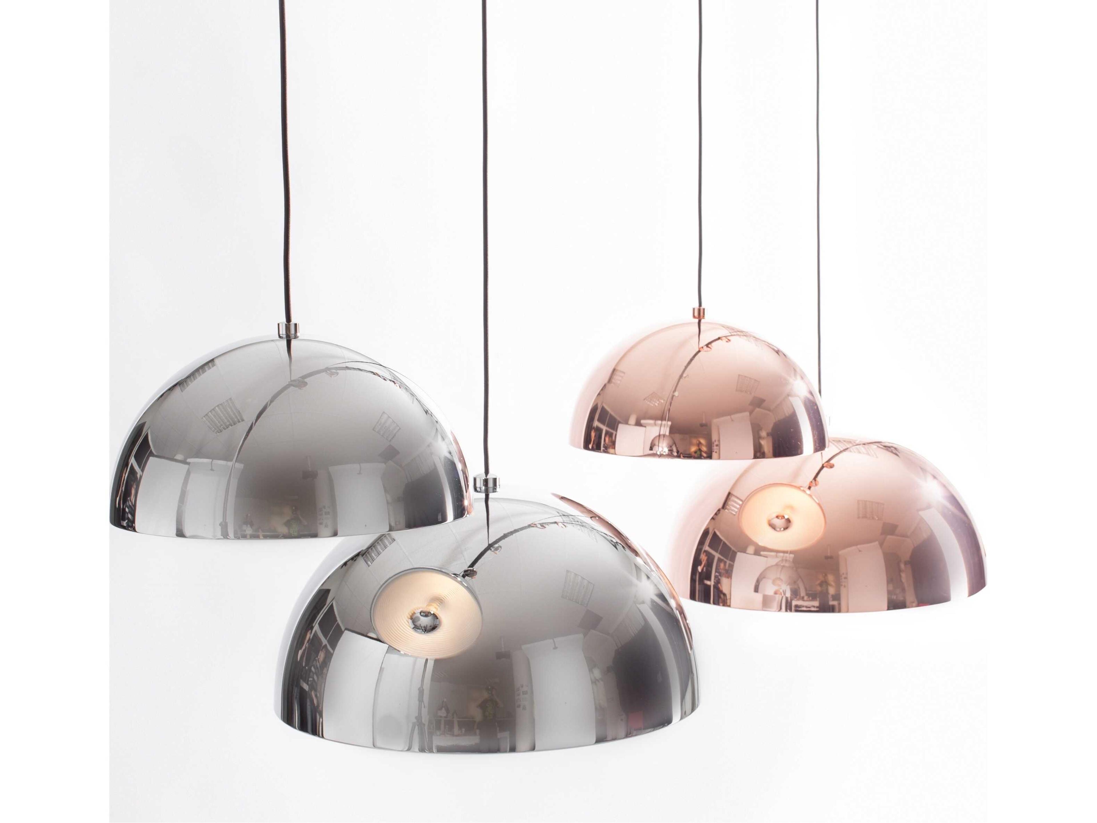 Seed Design Dome Chrome Pendant