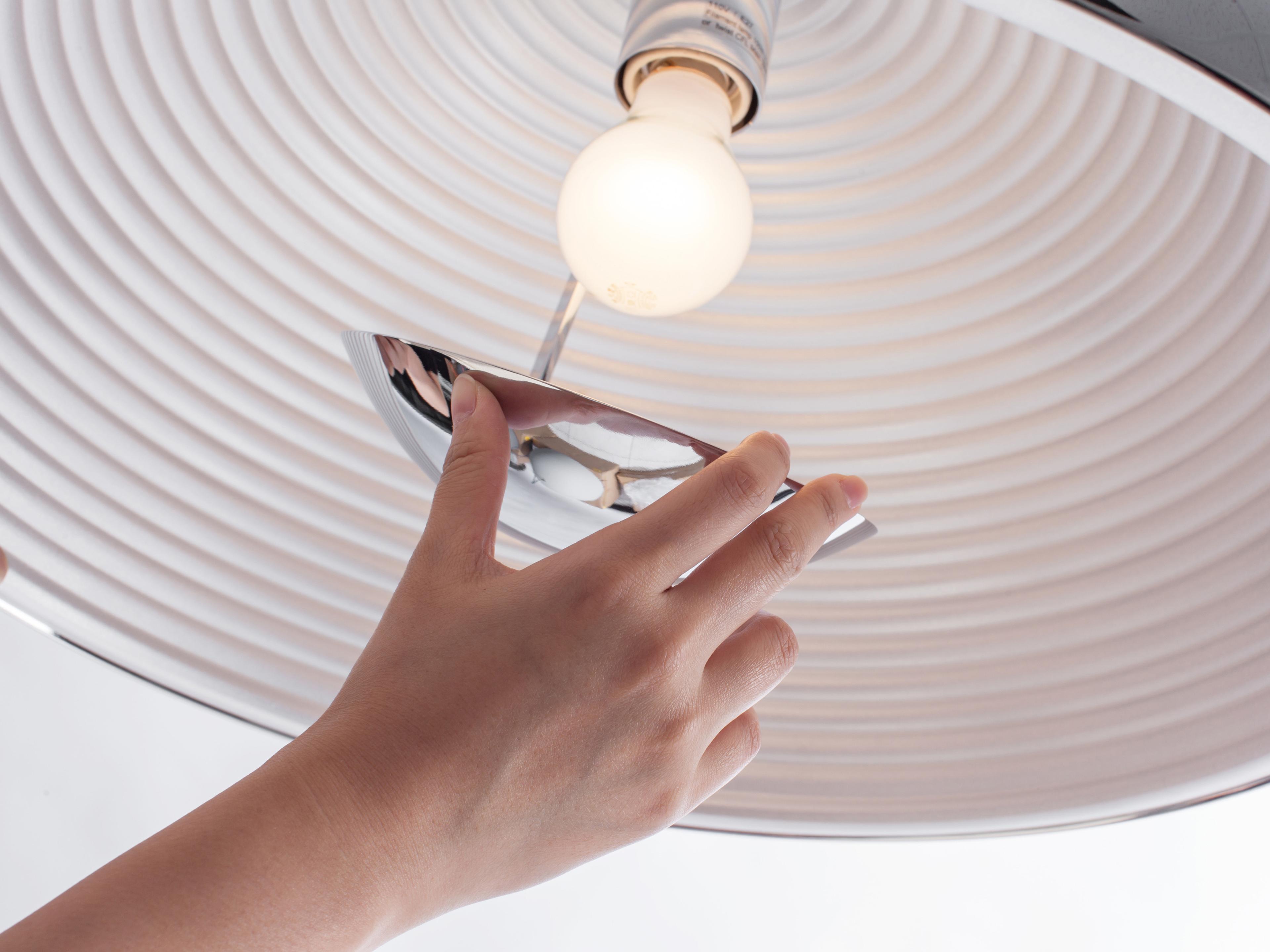 Seed Design Dome Chrome Pendant