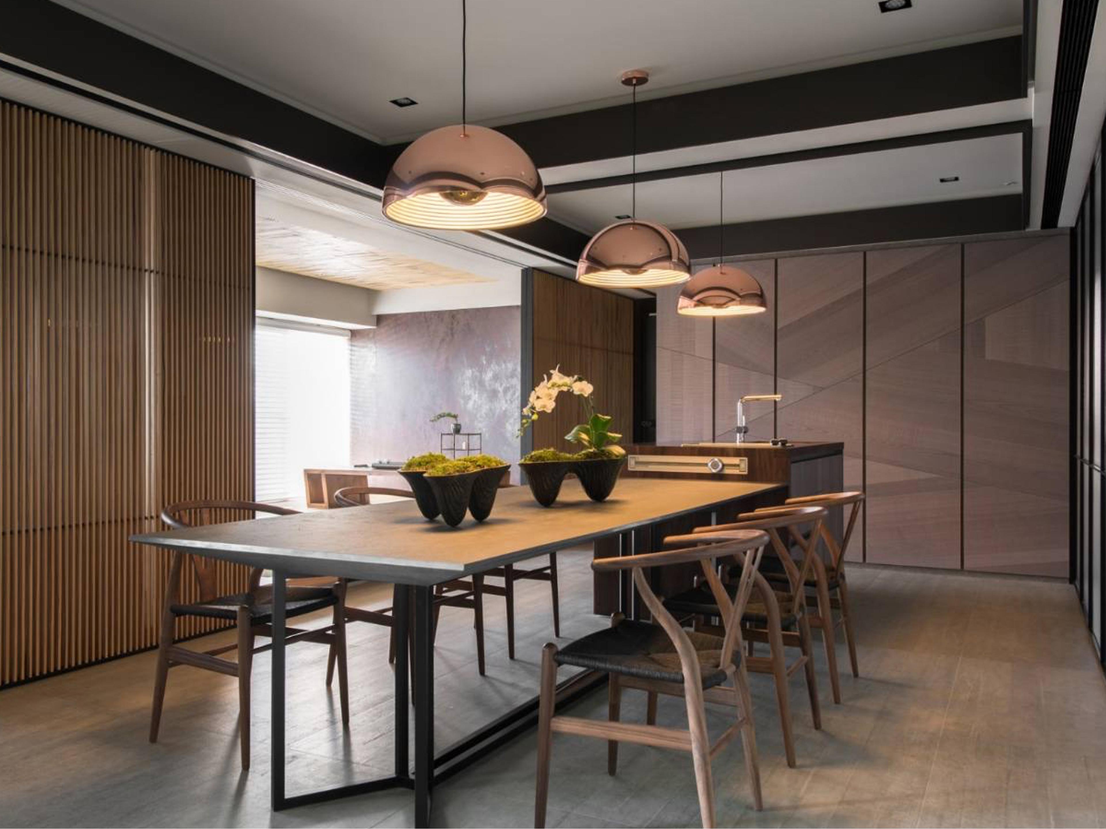 Seed Design Dome Copper Pendant