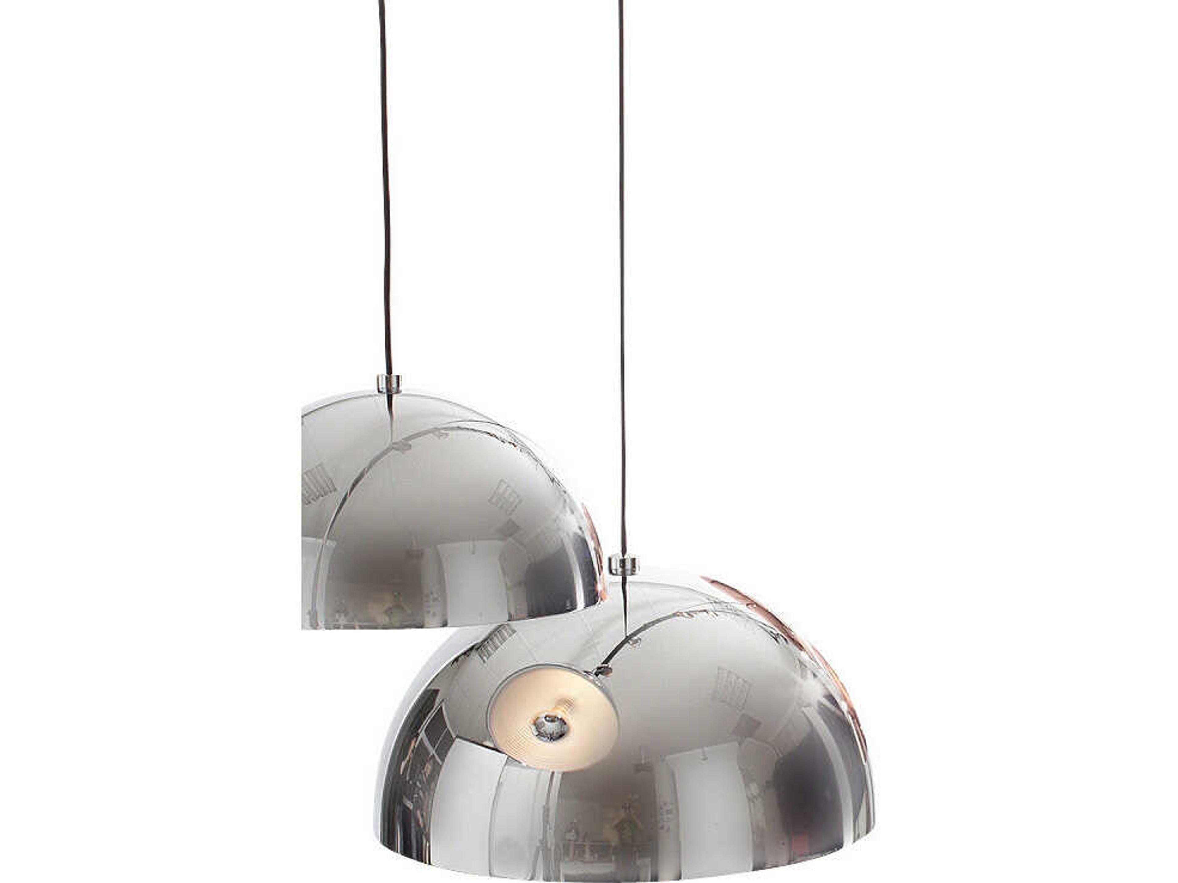 Seed Design Dome Chrome Pendant